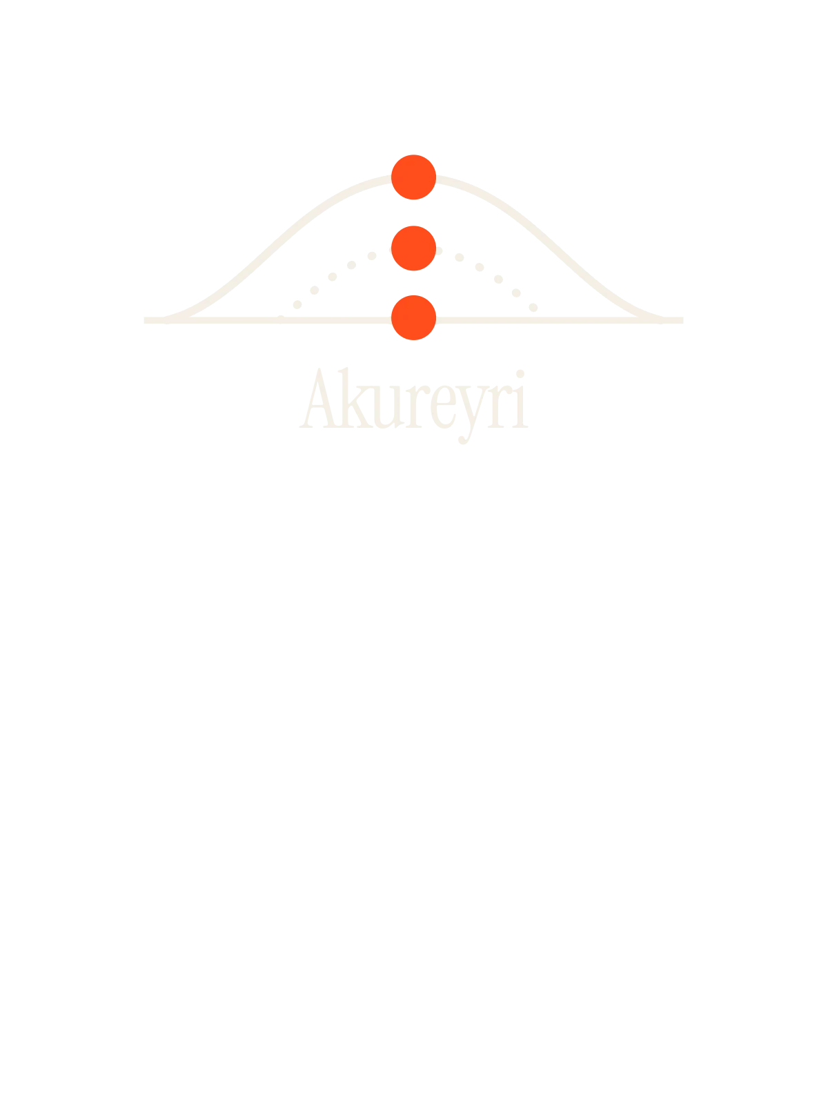 Akureyri, Sun Path: Three Arcs