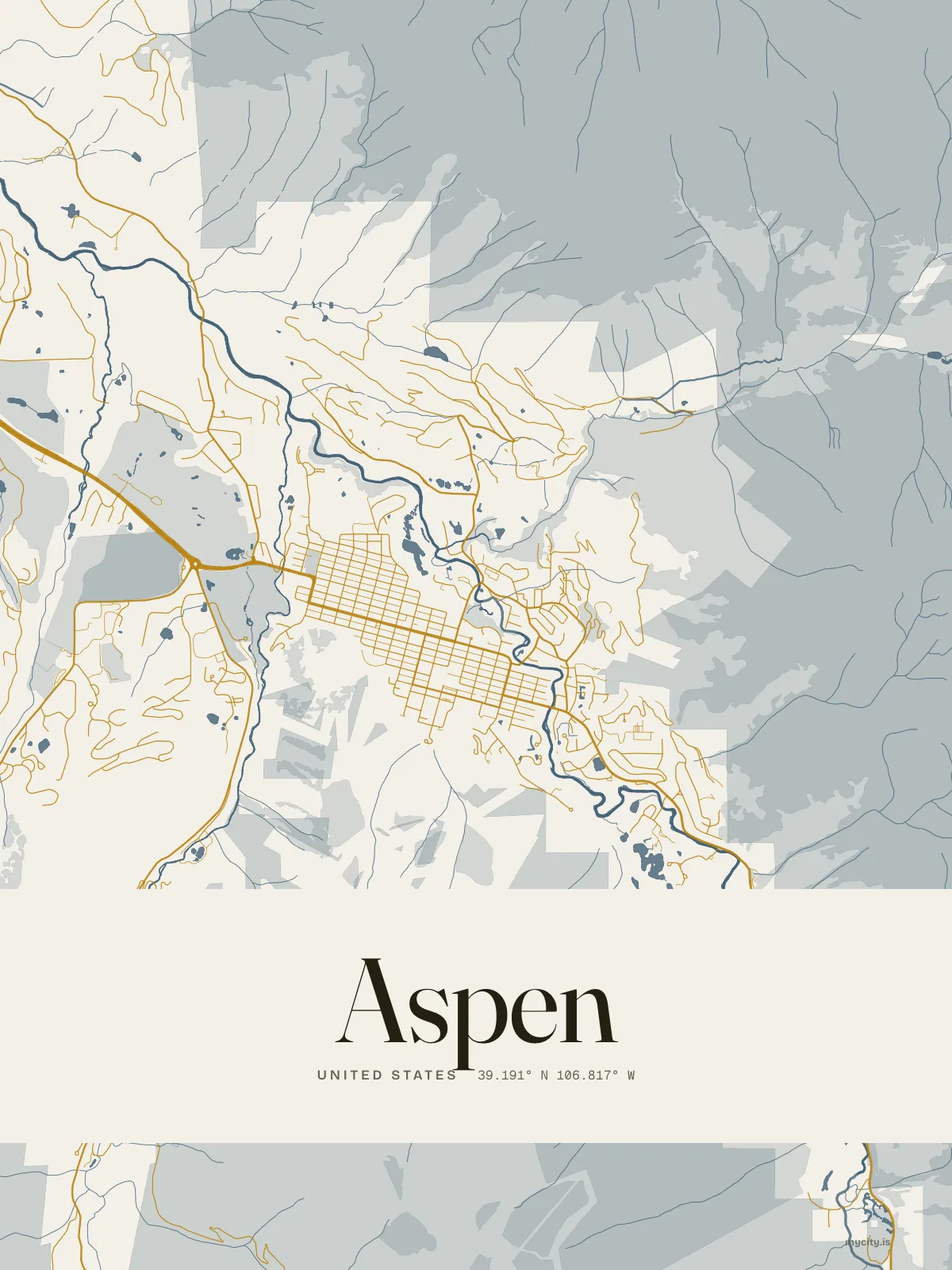 Aspen, Riso map