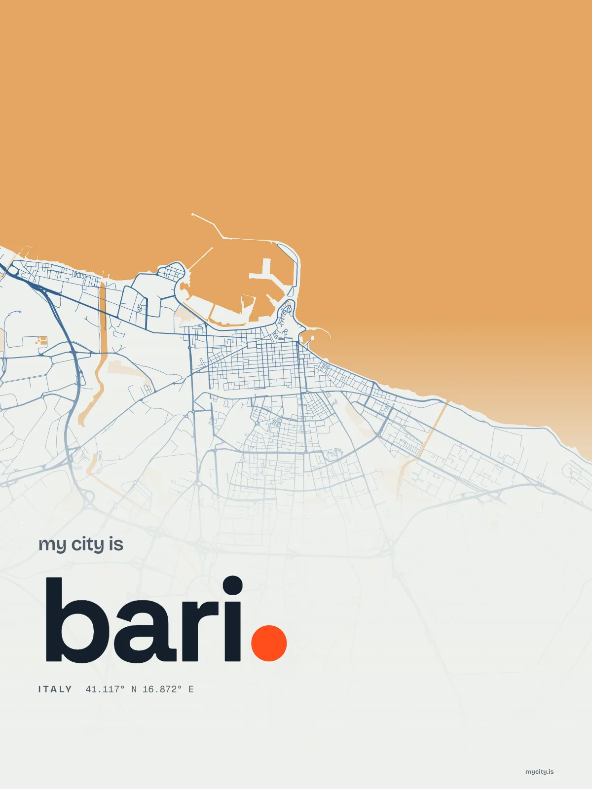 Bari, Riso map
