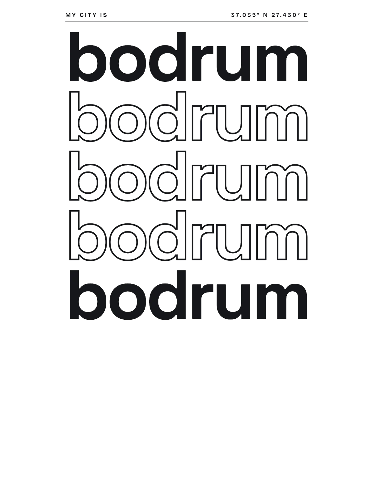 Bodrum, Index: Stack