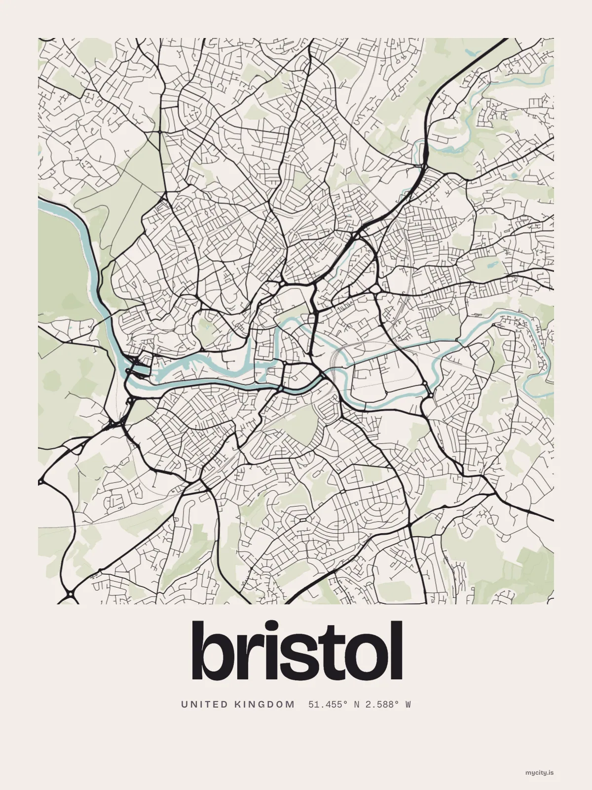 Bristol, Ink map