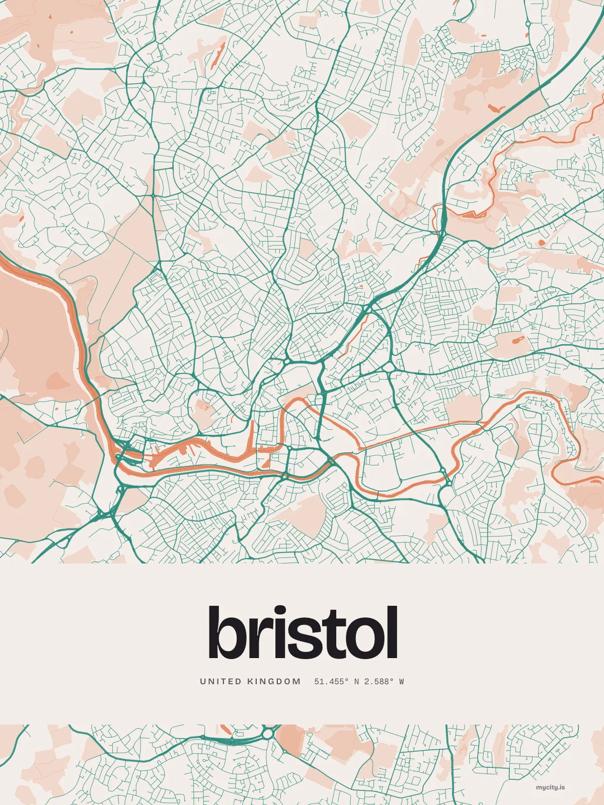 Bristol, Riso map