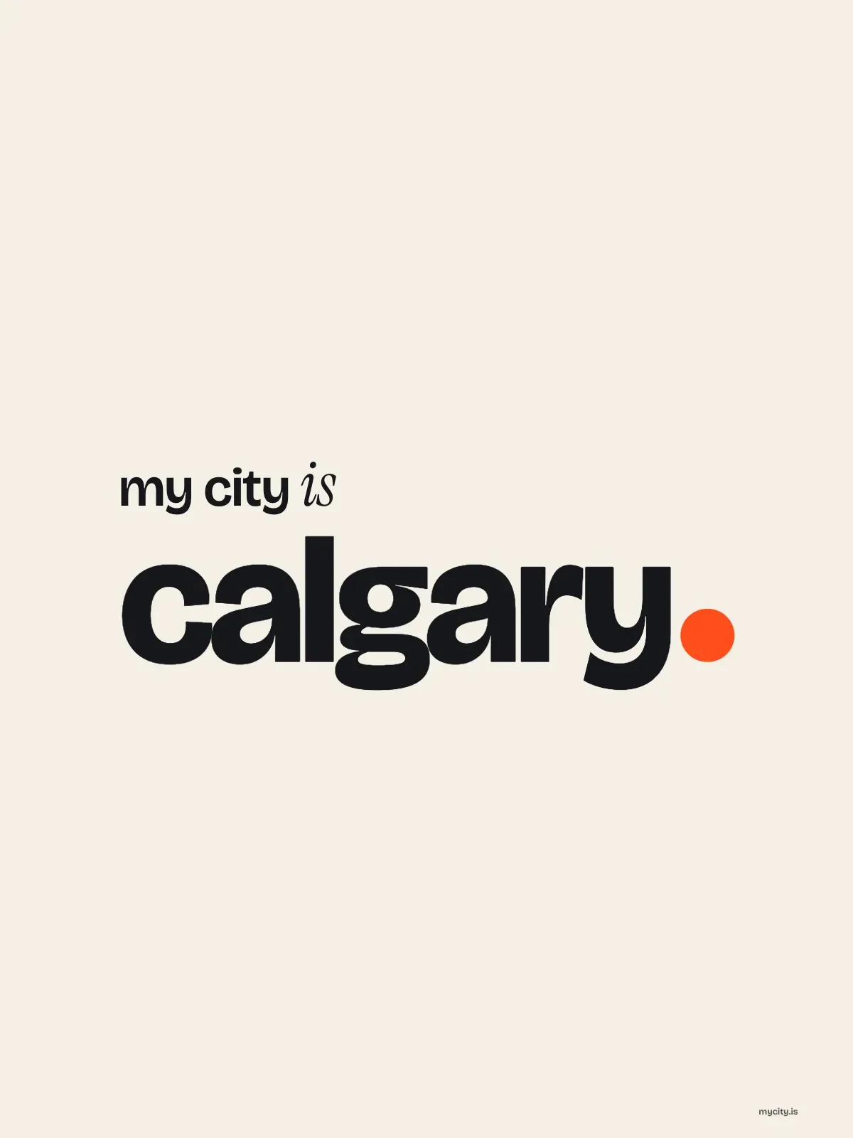 Calgary, Signal: The Sentence