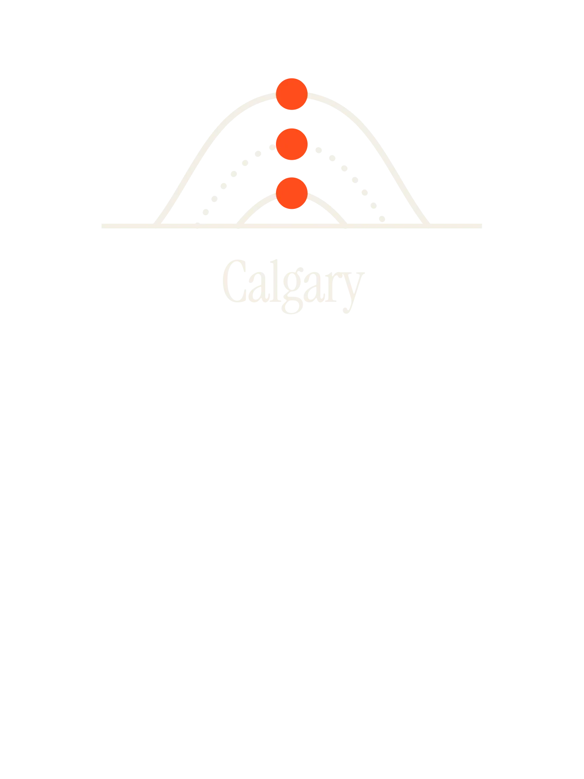 Calgary, Sun Path: Three Arcs
