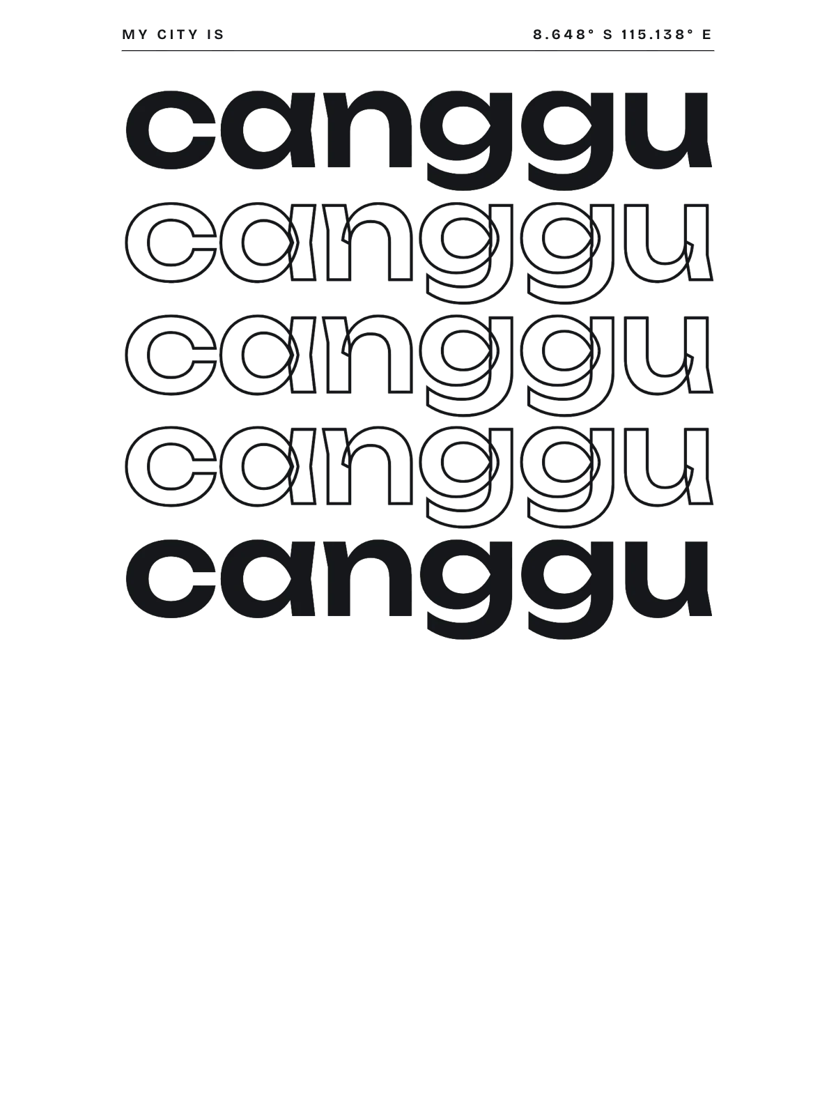 Canggu, Index: Stack