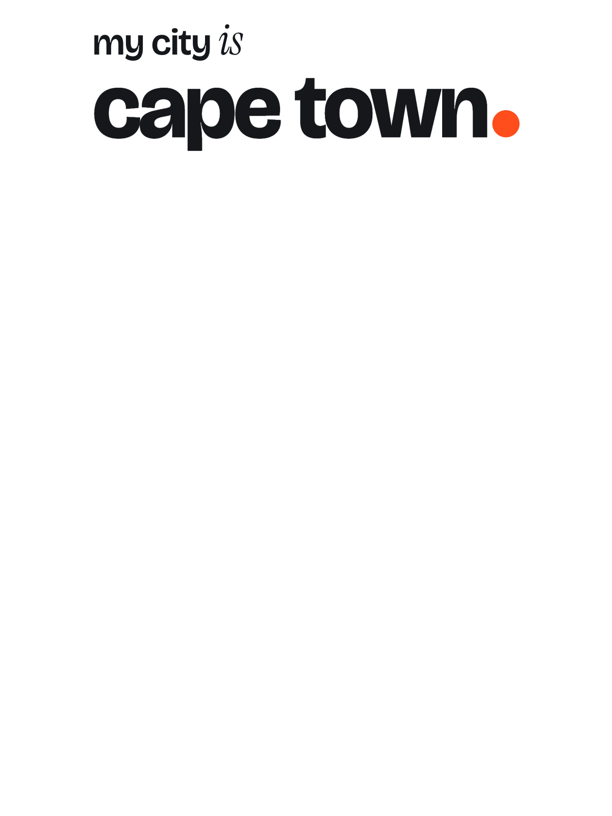 Cape Town, Signal: The Sentence