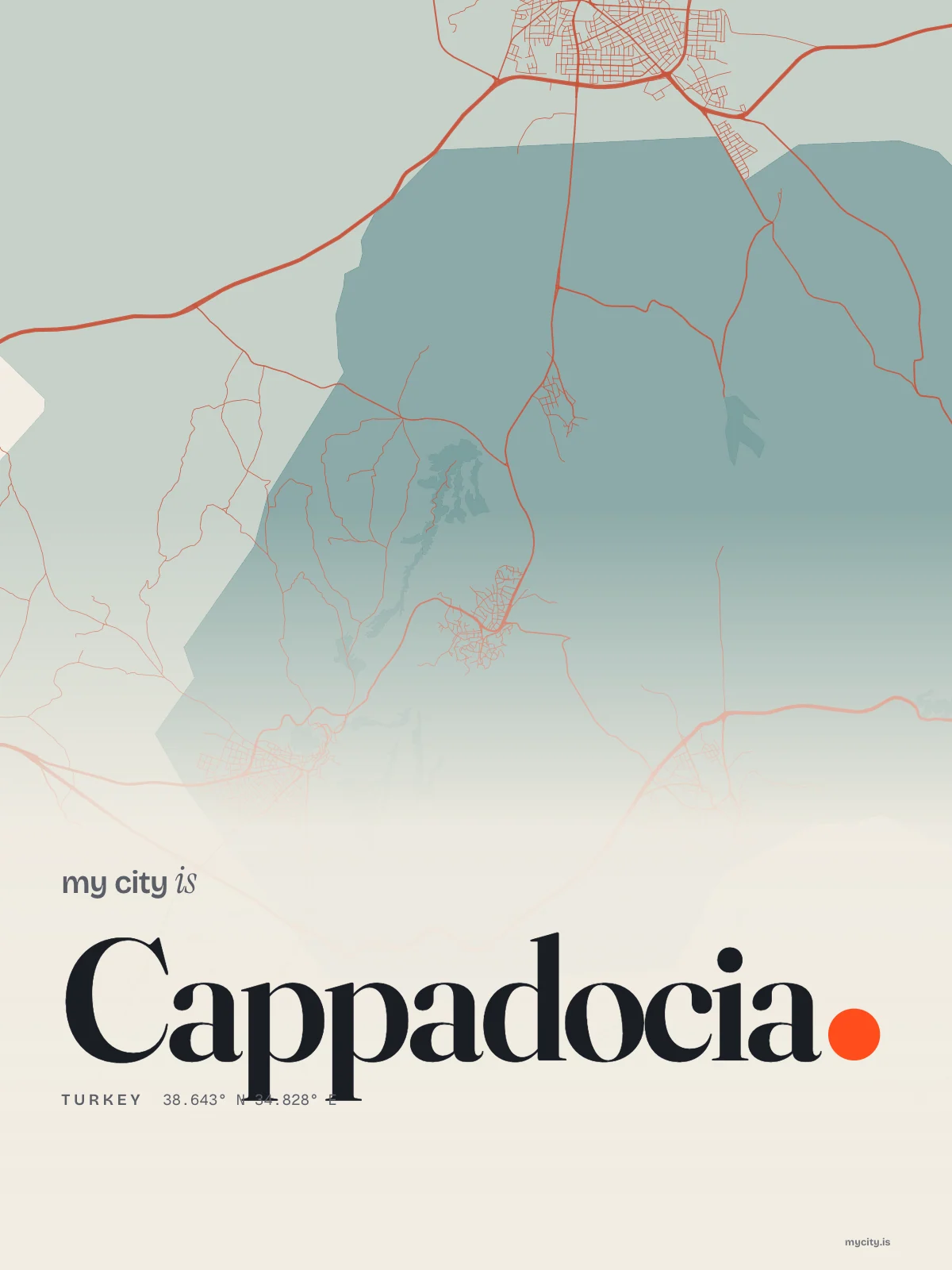 Cappadocia, Riso map