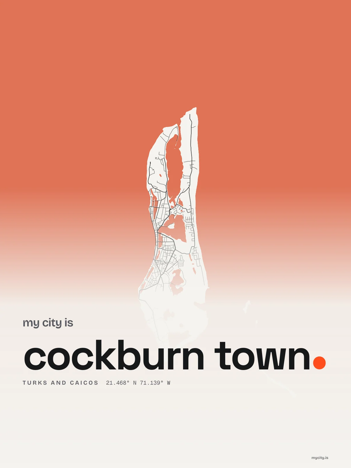 Cockburn Town, Riso map