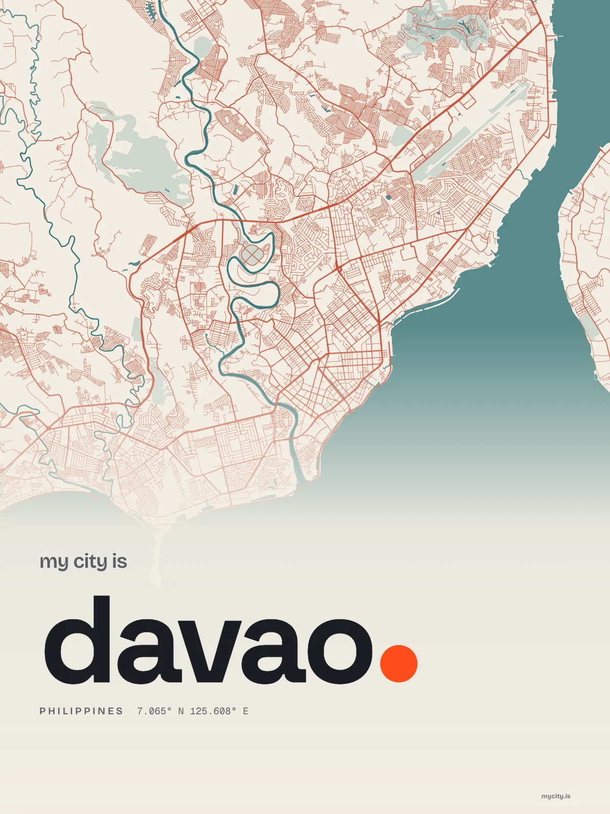 Davao, Riso map