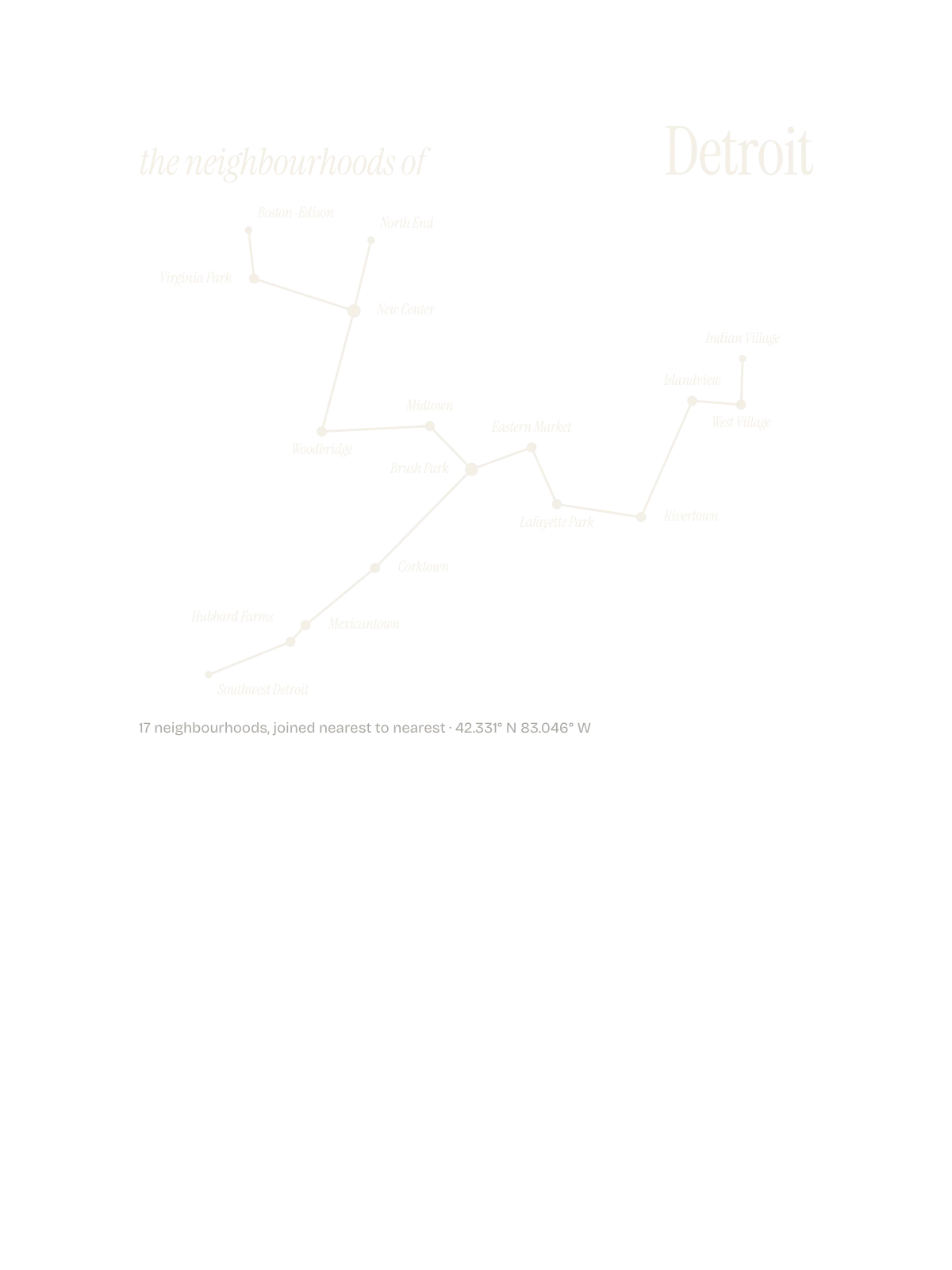 Detroit, Constellation: The Sky