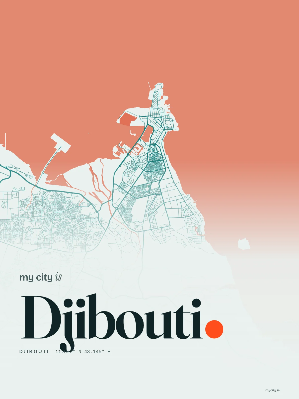 Djibouti, Riso map