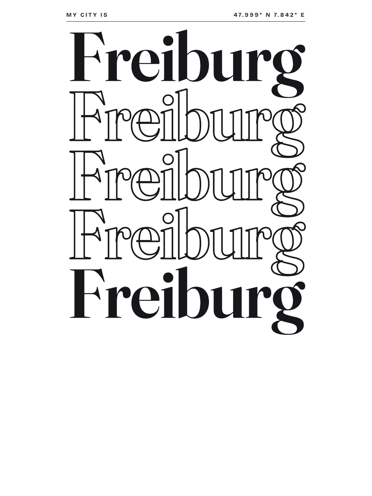 Freiburg, Index: Stack
