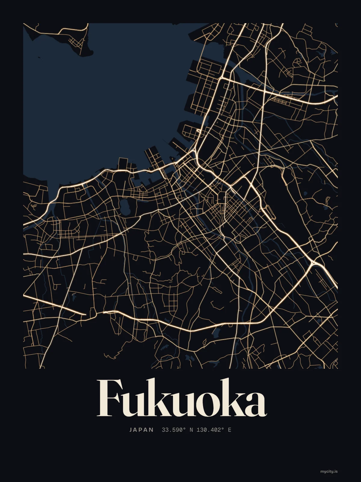 Fukuoka, Night Shift map