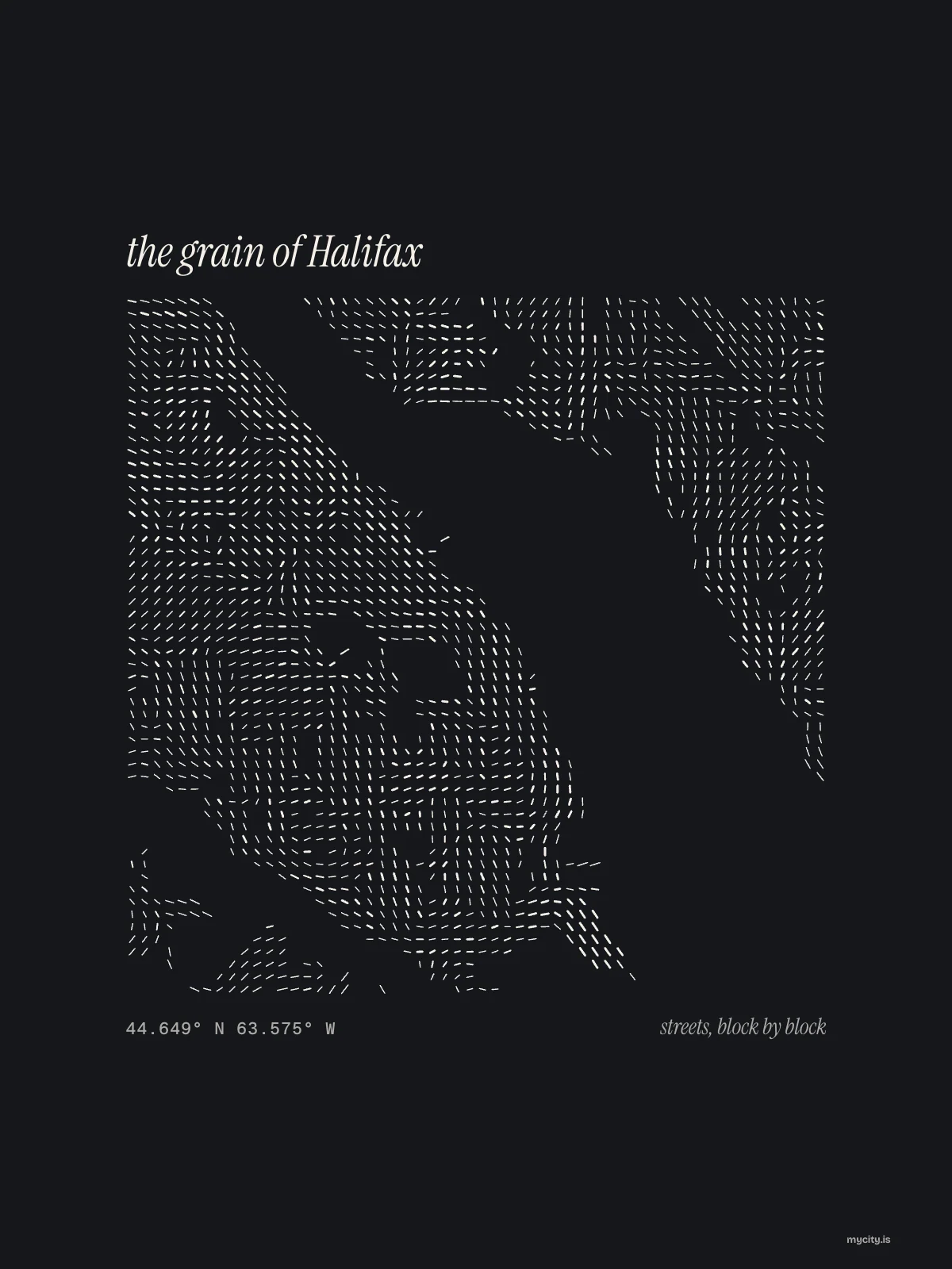 Halifax, Grain: Block by Block