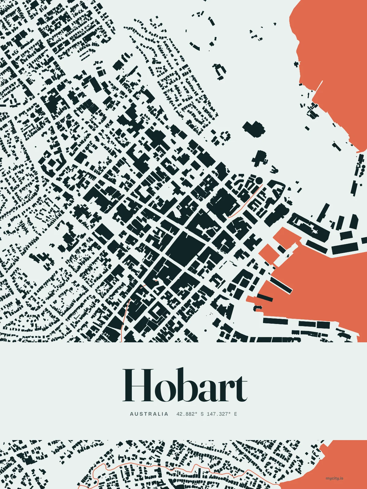 Hobart, Figure Ground map