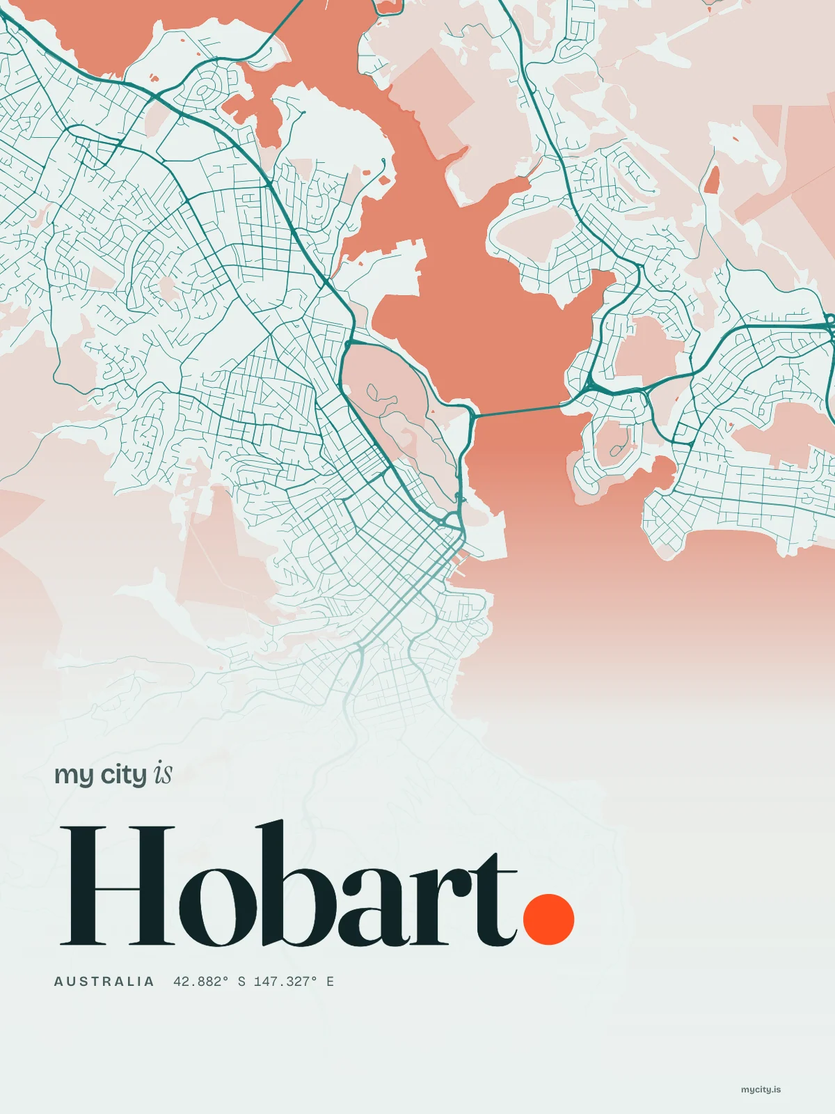 Hobart, Riso map