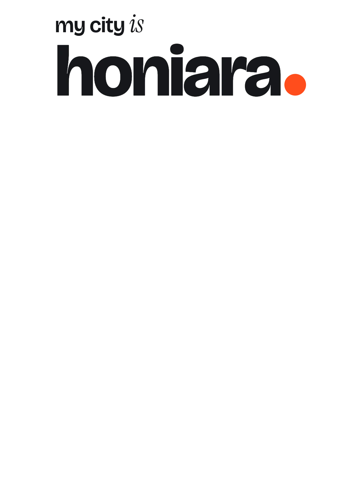 Honiara, Signal: The Sentence