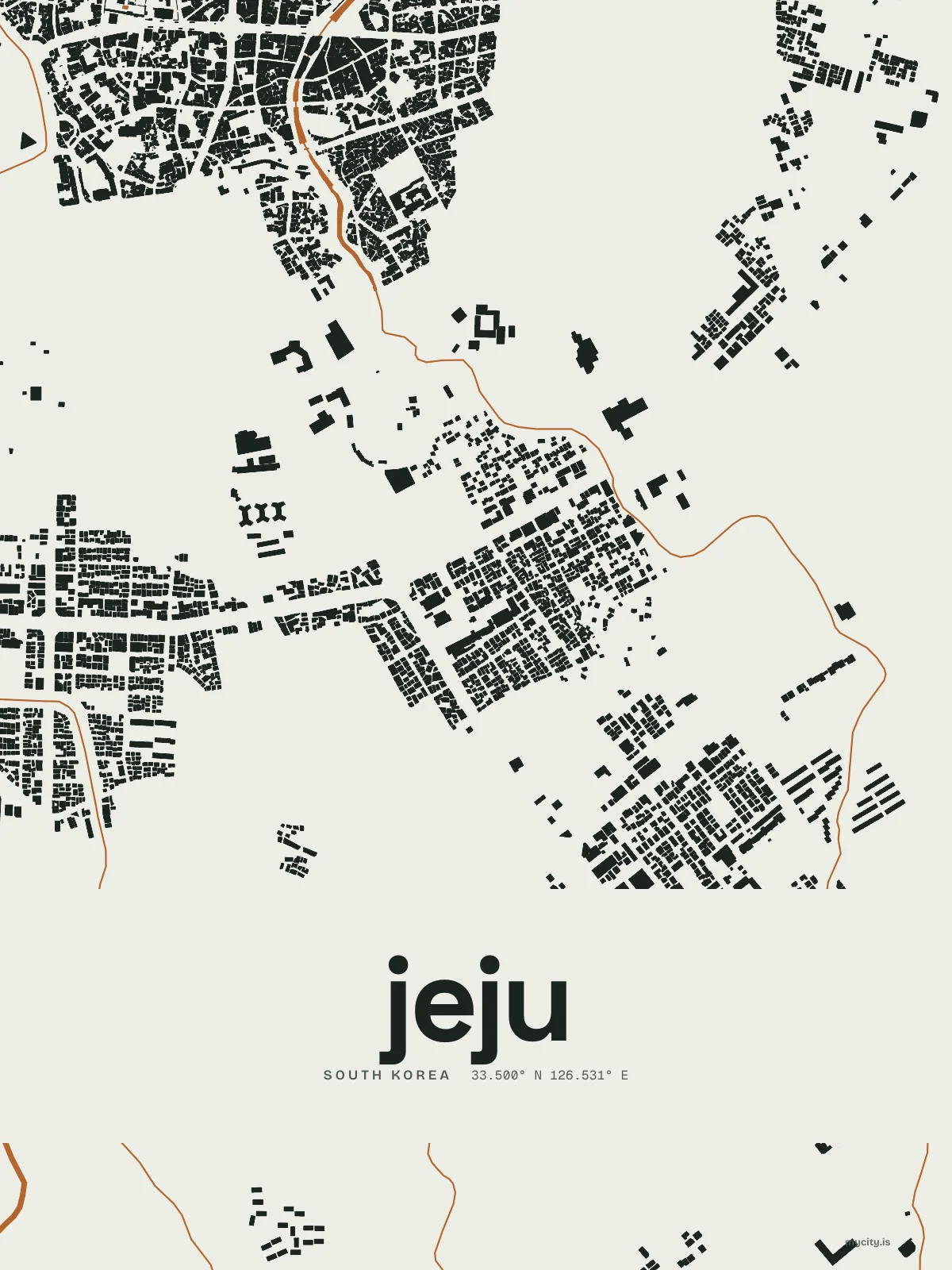 Jeju, Figure Ground map