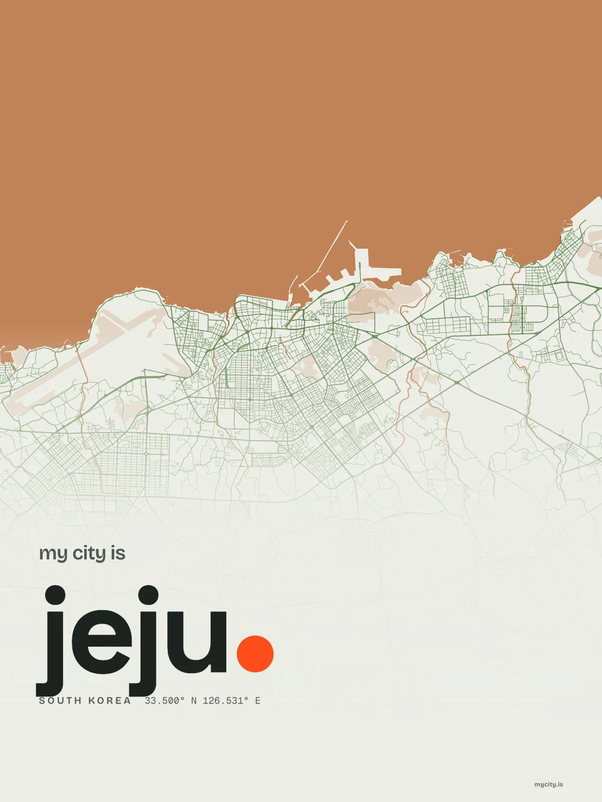 Jeju, Riso map