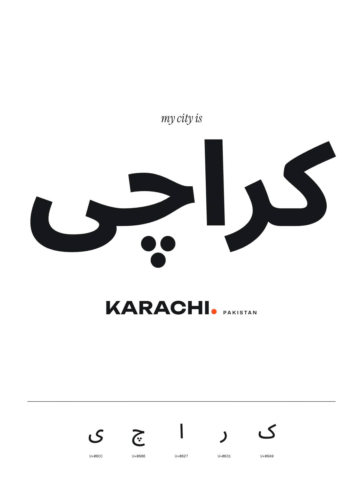 Karachi, In Its Own Script
