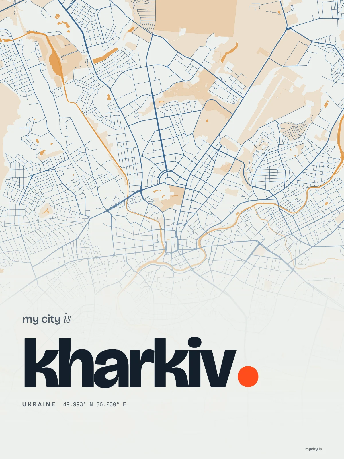 Kharkiv, Riso map
