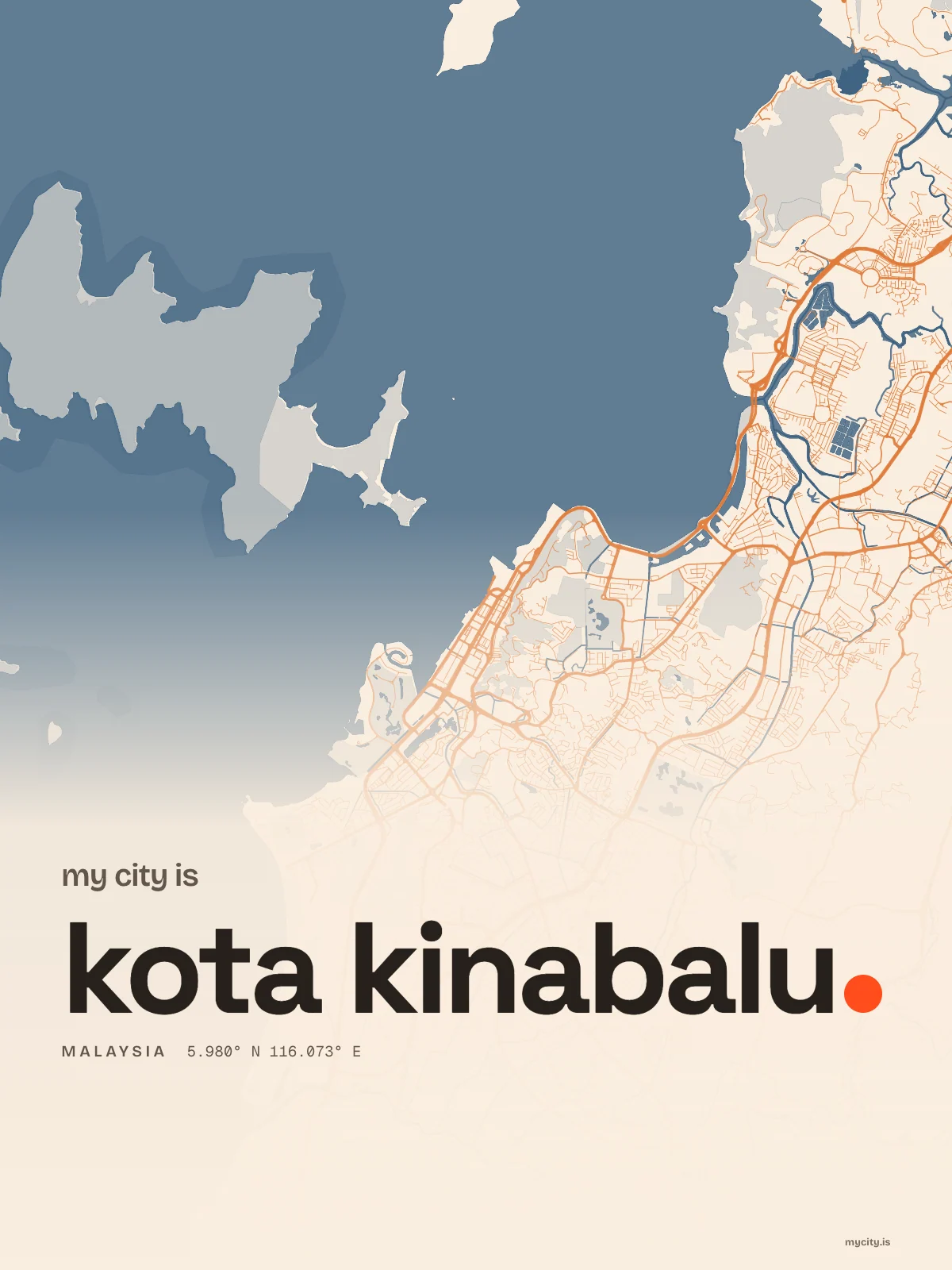 Kota Kinabalu, Riso map