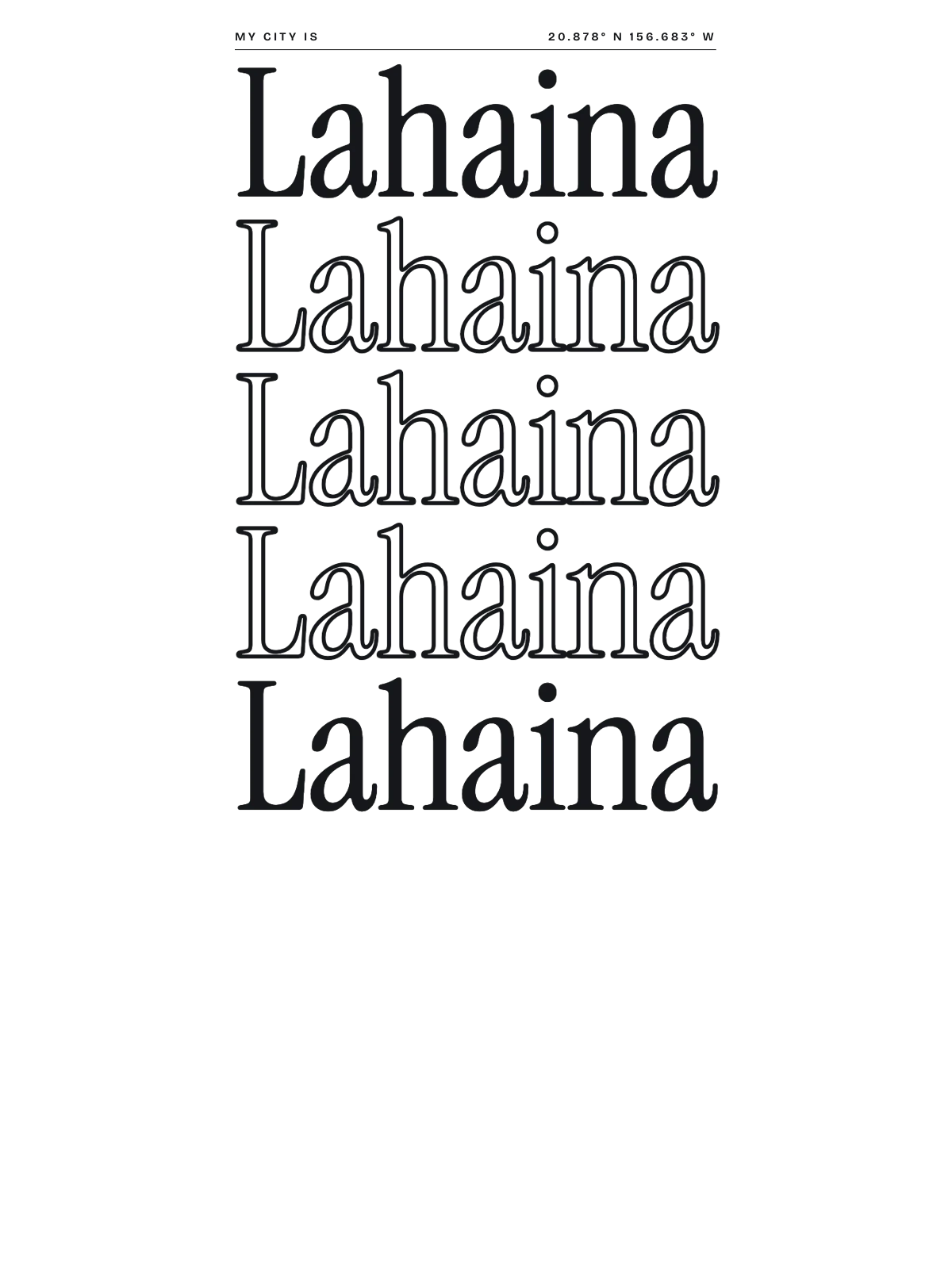 Lahaina, Index: Stack