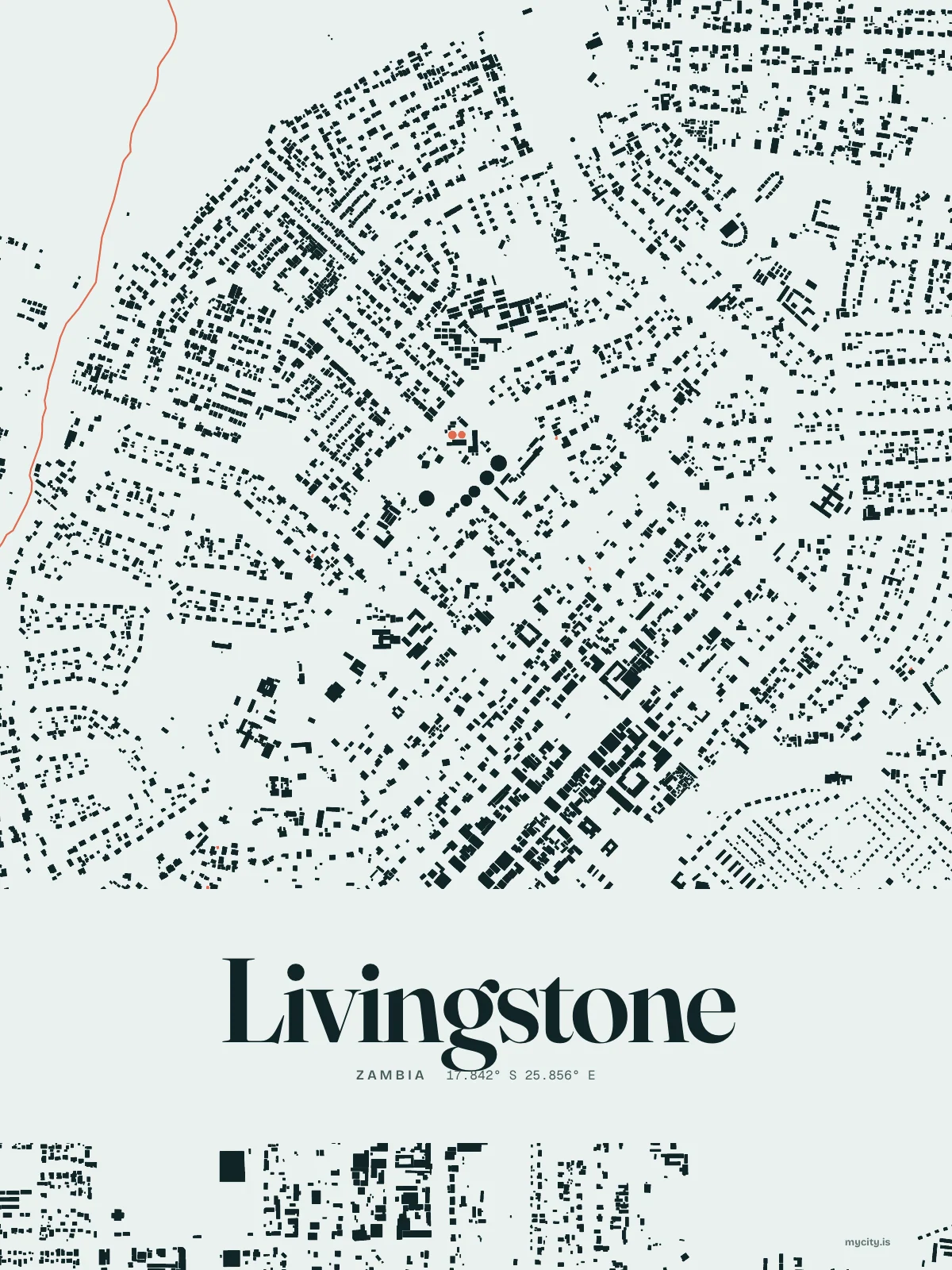 Livingstone, Figure Ground map