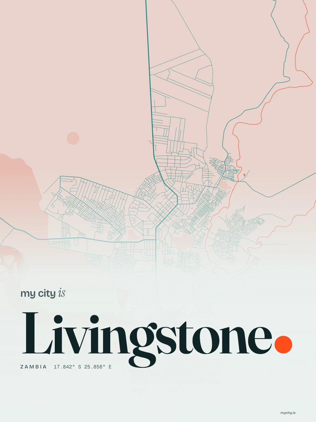 Livingstone, Riso map