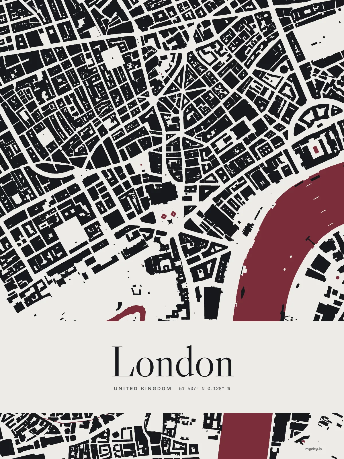 London map print
