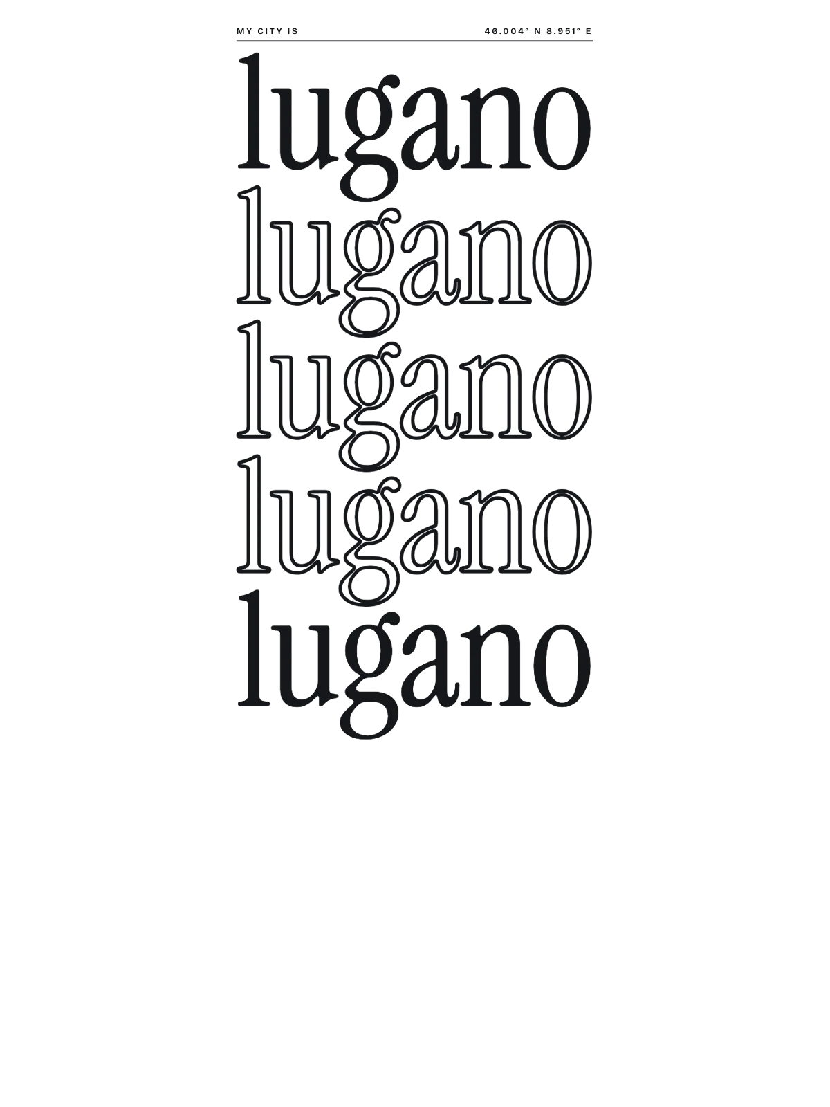 Lugano, Index: Stack