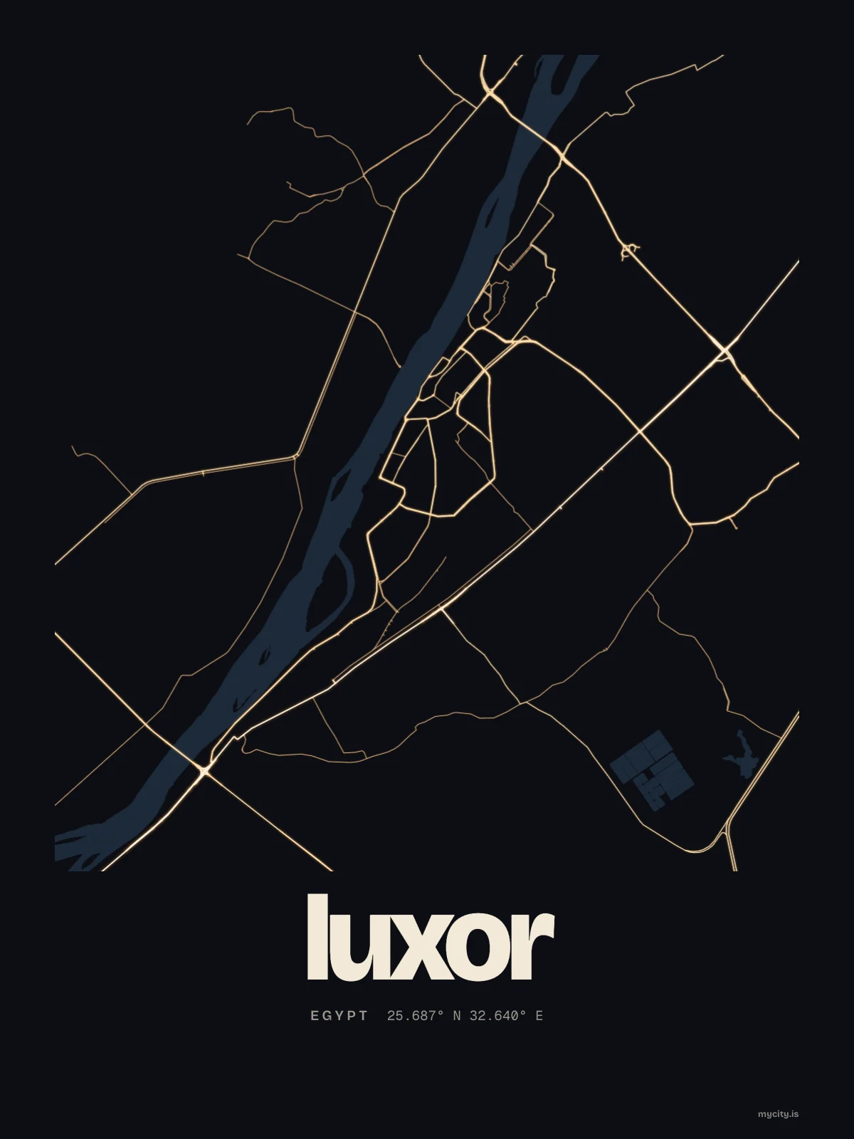 Luxor, Night Shift map