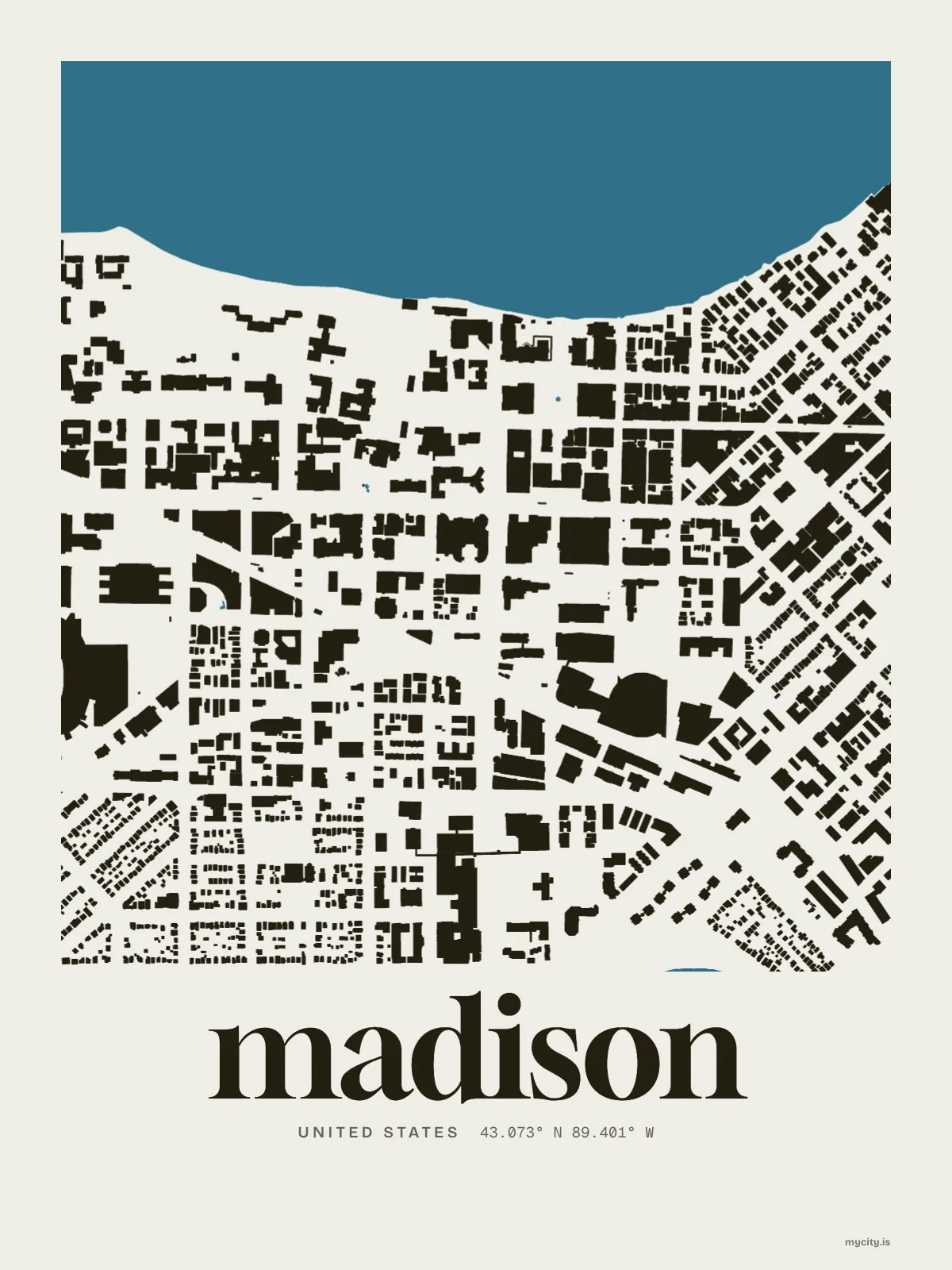 Madison, Figure Ground map
