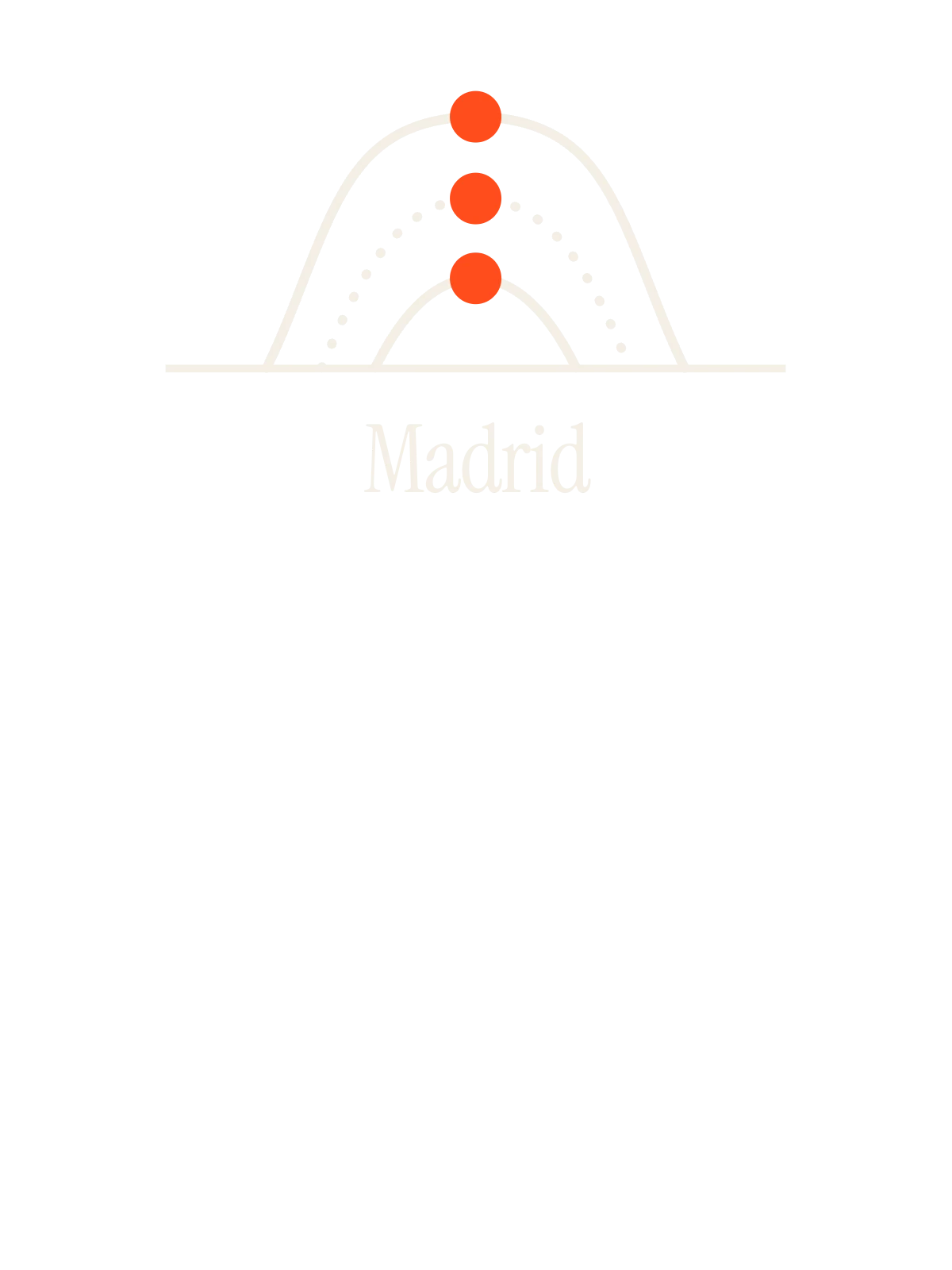Madrid, Sun Path: Three Arcs