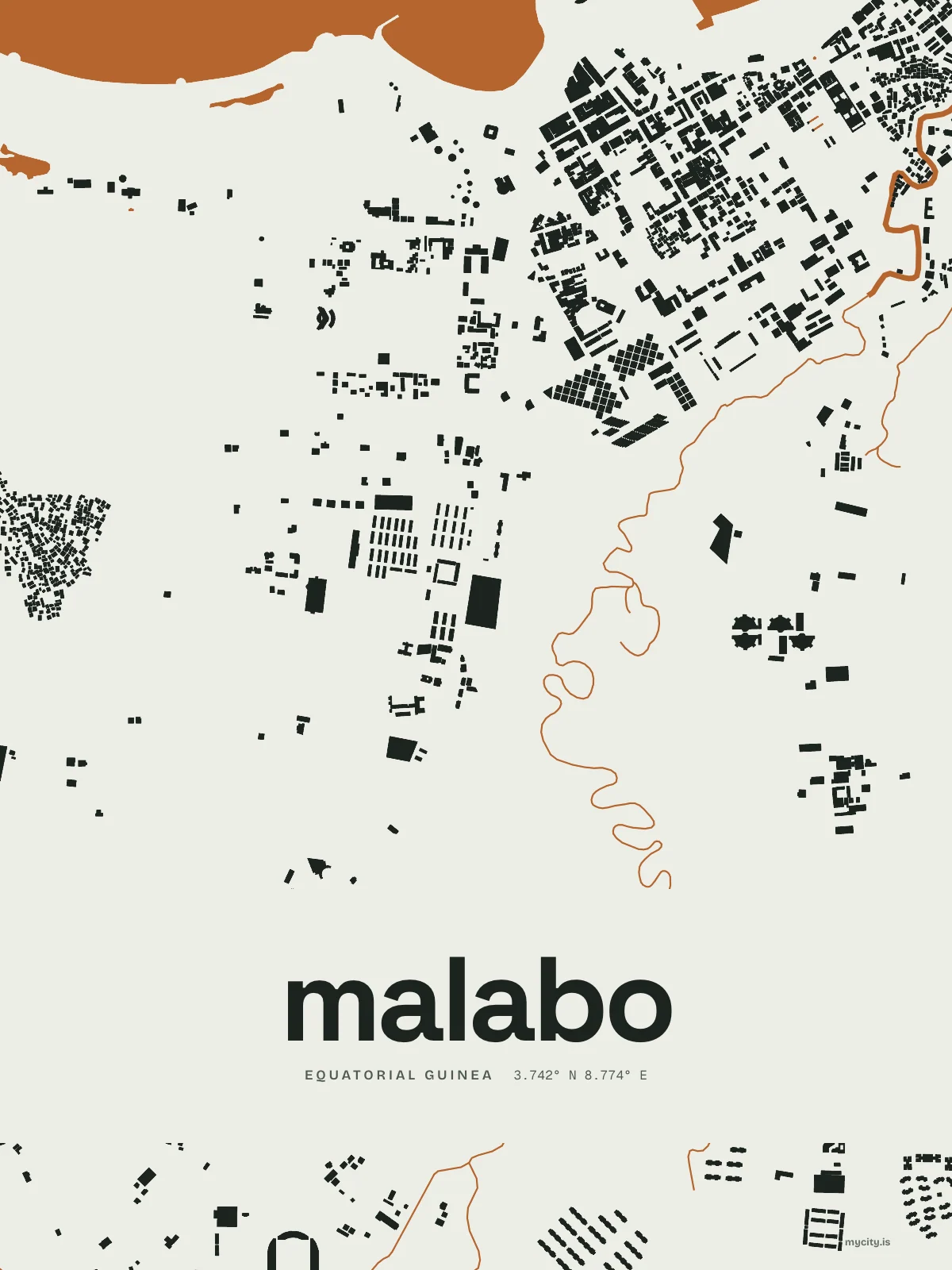 Malabo, Figure Ground map