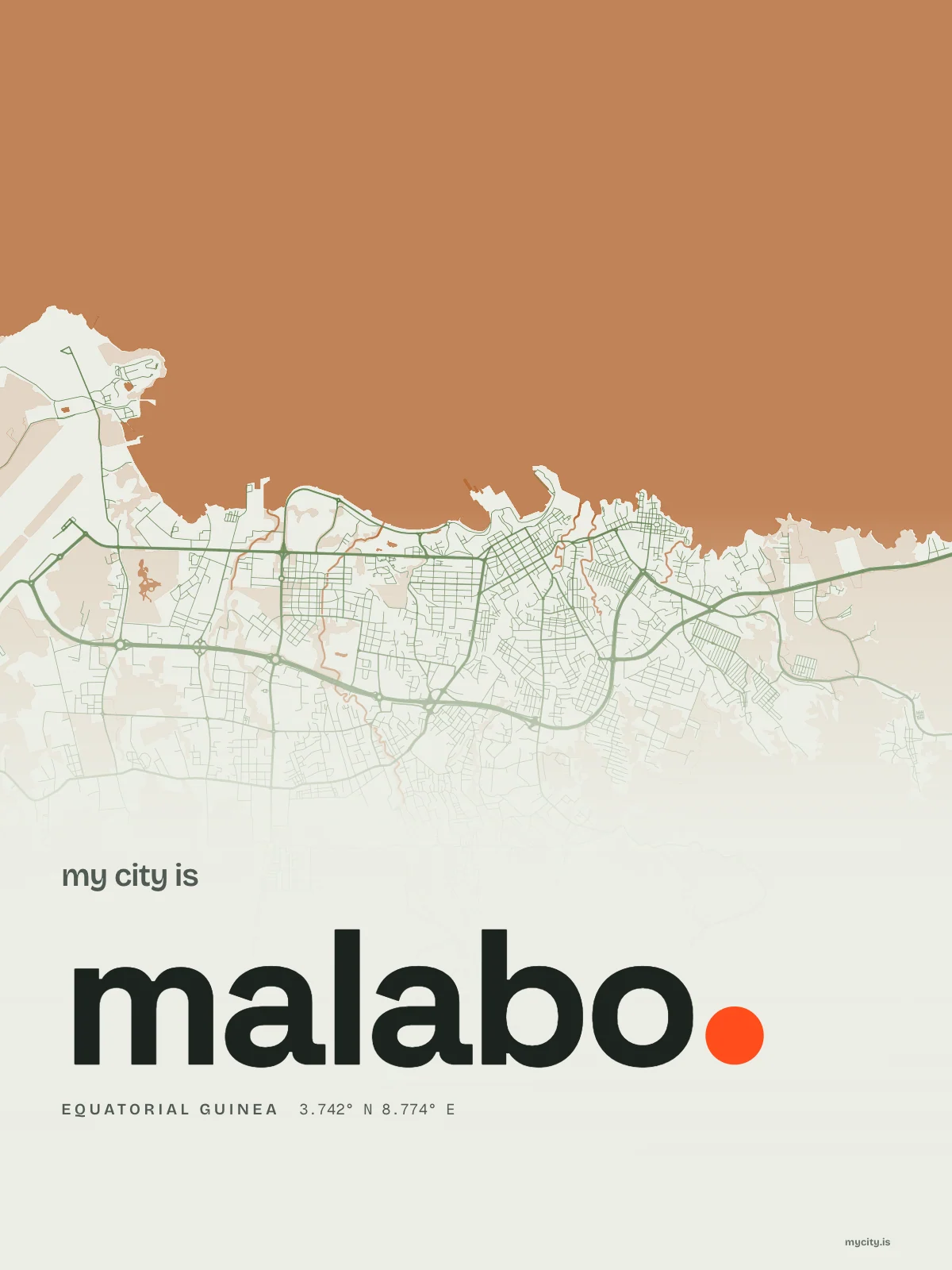 Malabo, Riso map