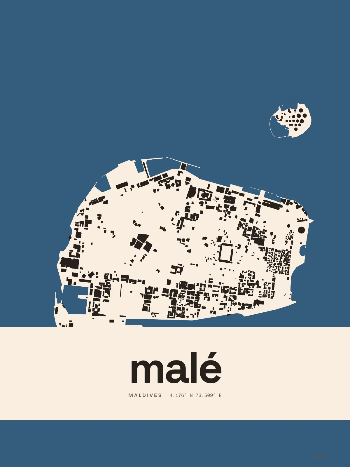 Malé, Figure Ground map