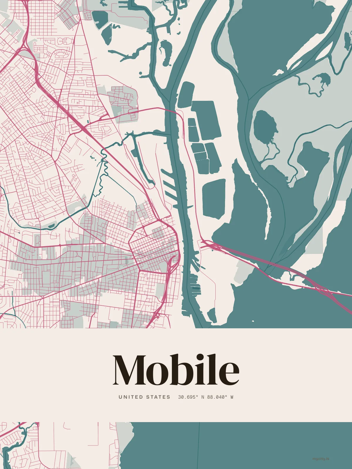 Mobile map print