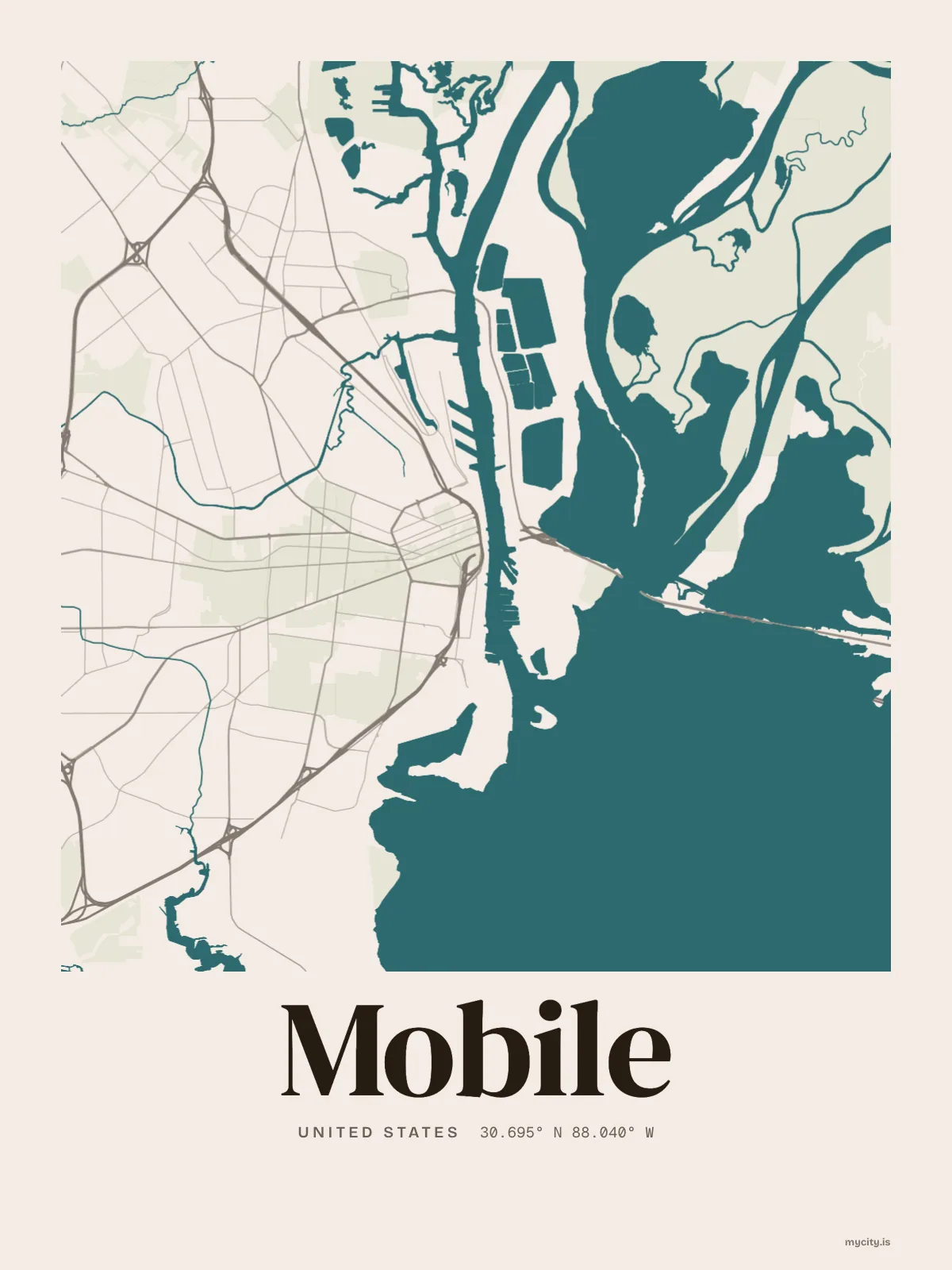 Mobile map print