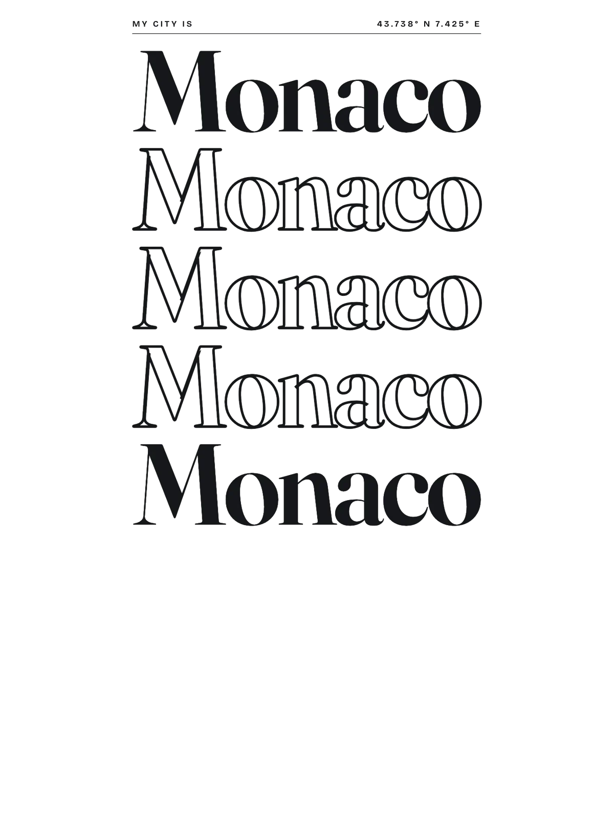 Monaco, Index: Stack