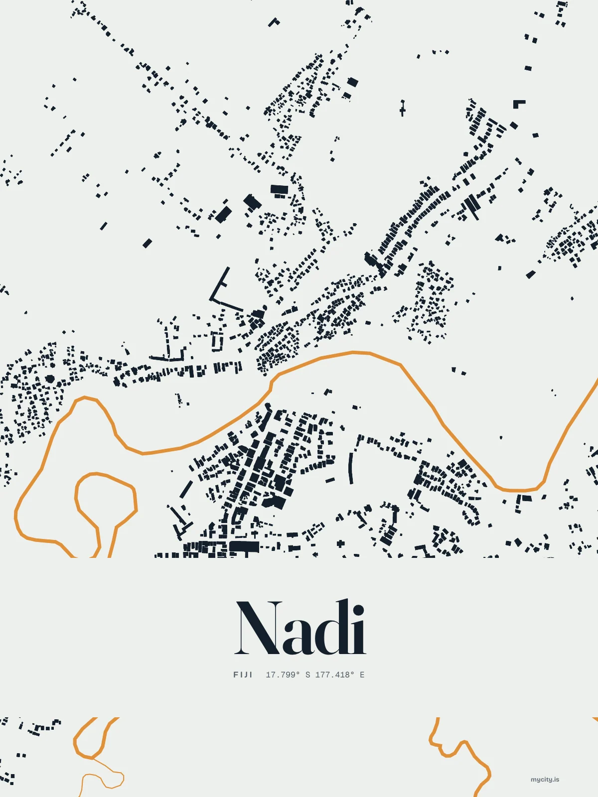 Nadi, Figure Ground map