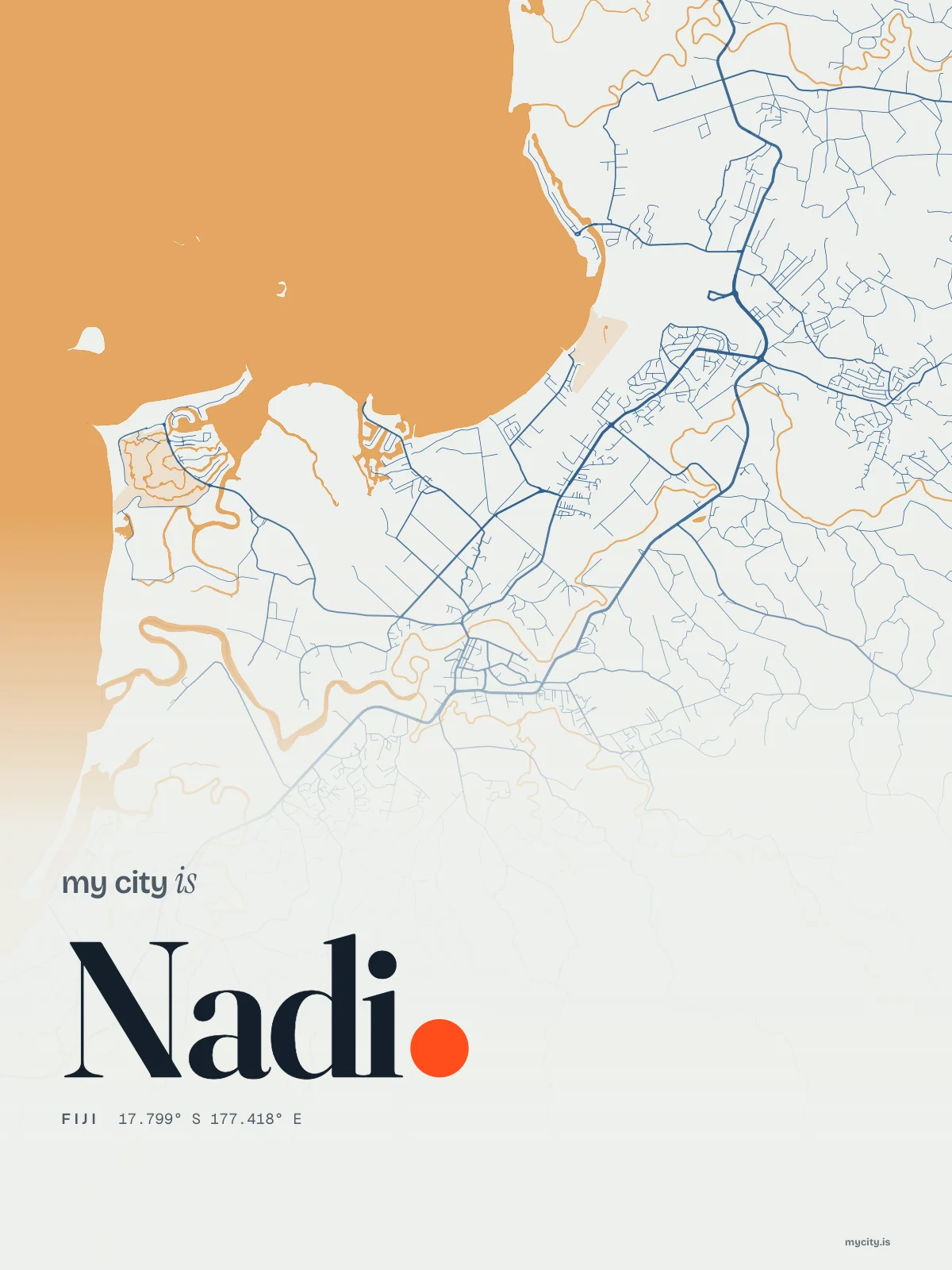 Nadi, Riso map