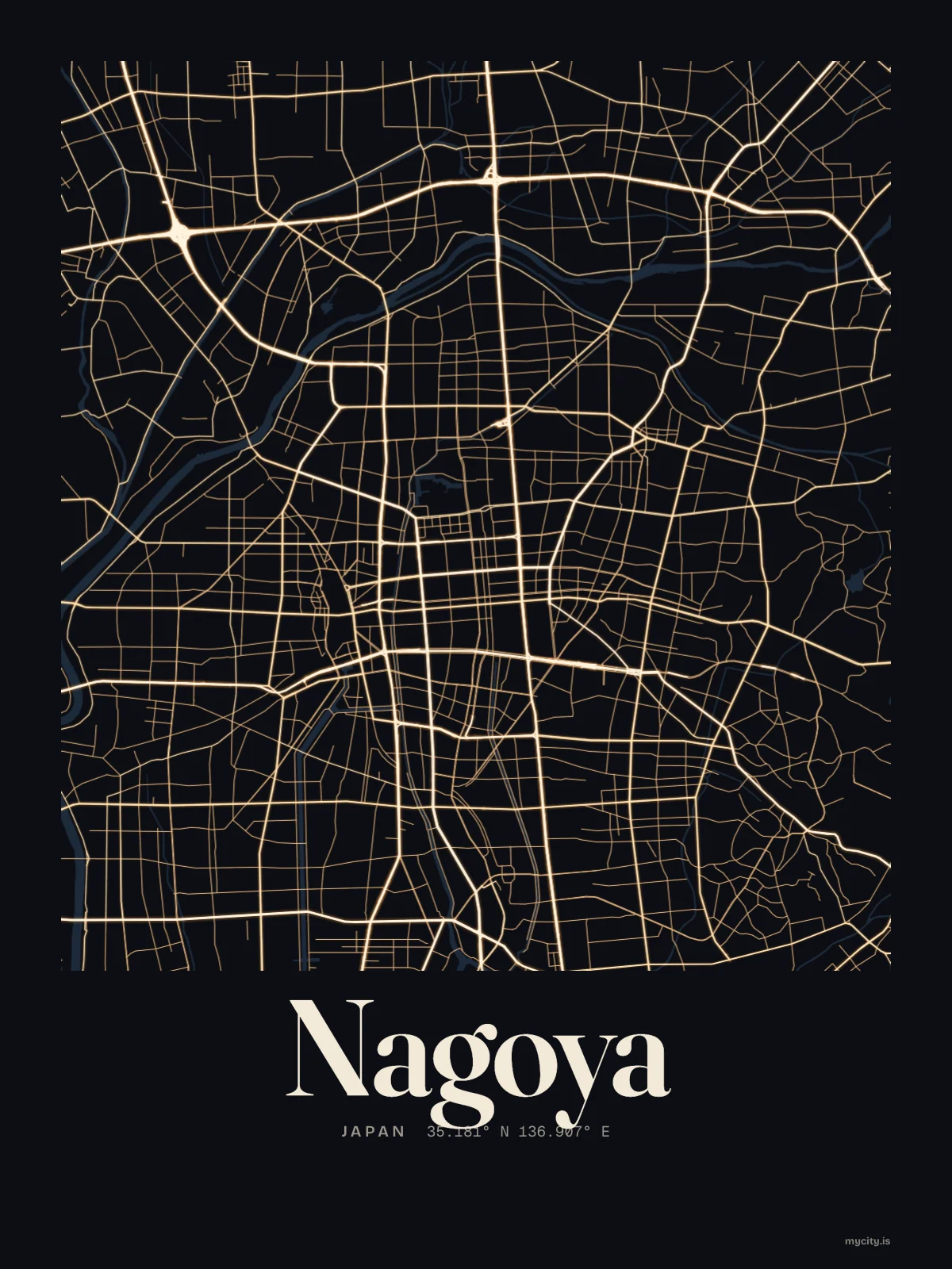 Nagoya, Night Shift map