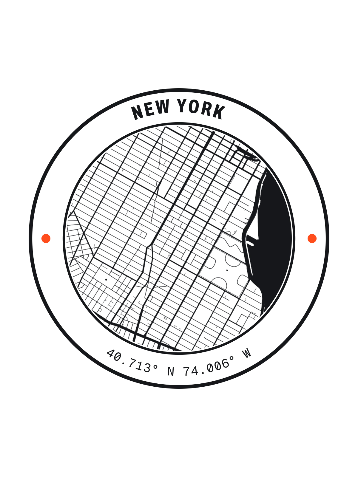 New York Crest design