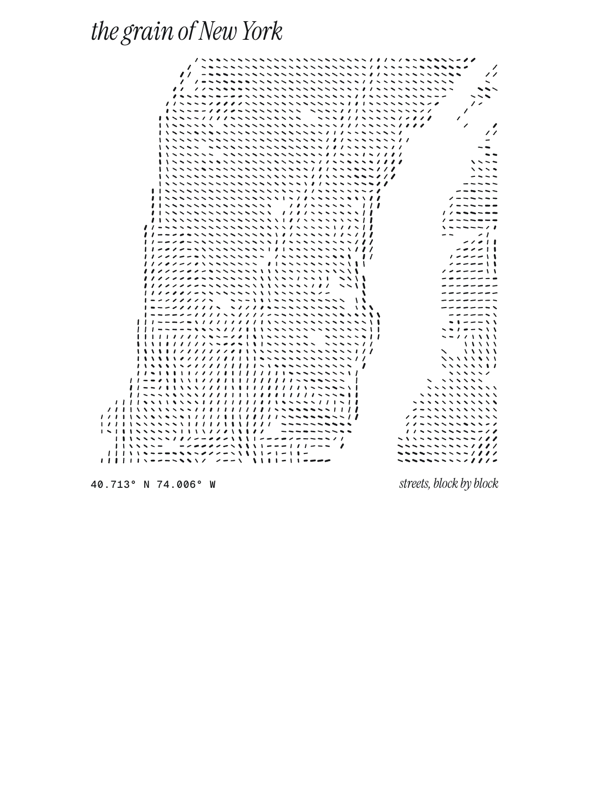 New York, Grain: Block by Block