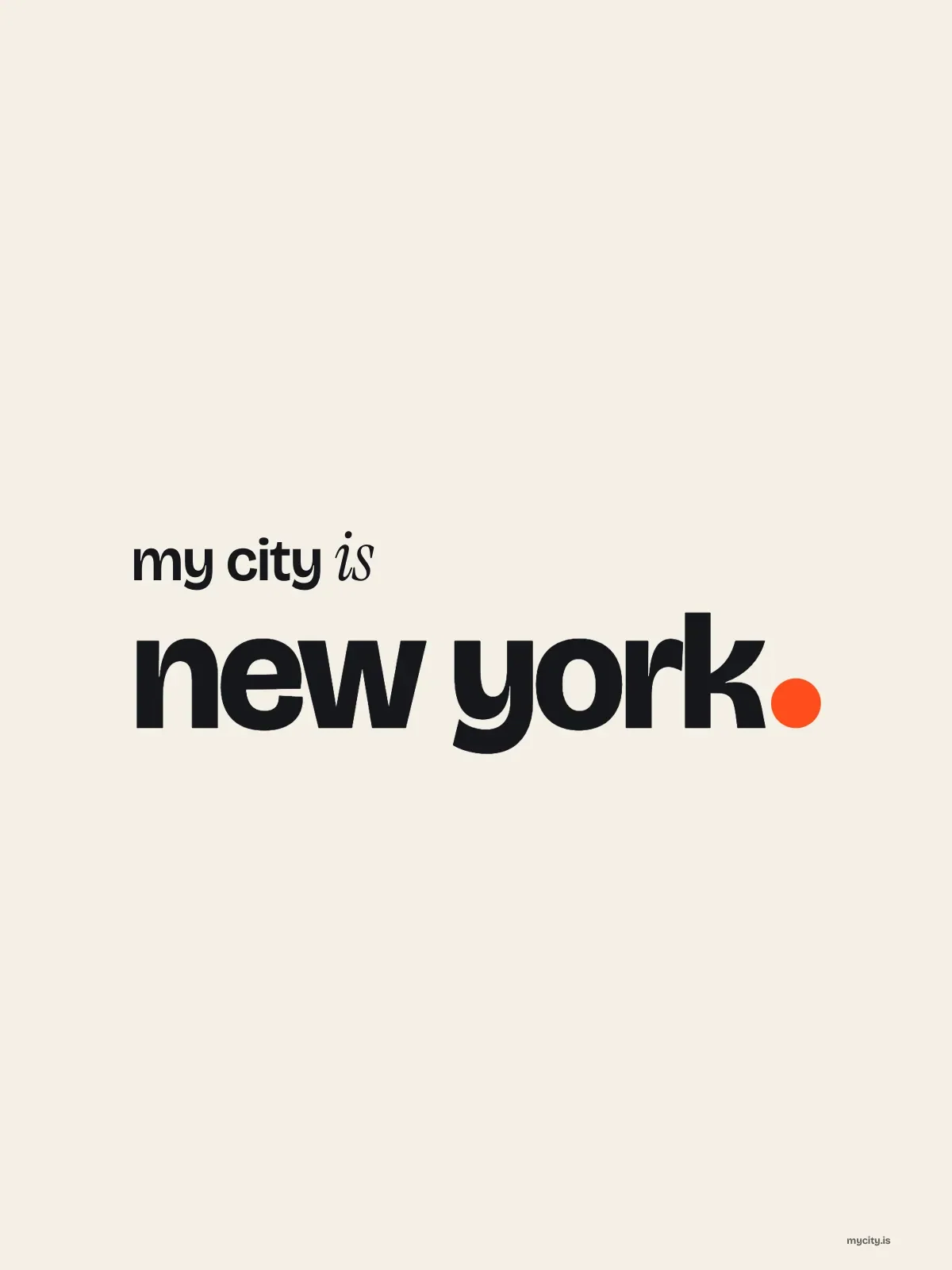 New York, Signal: The Sentence