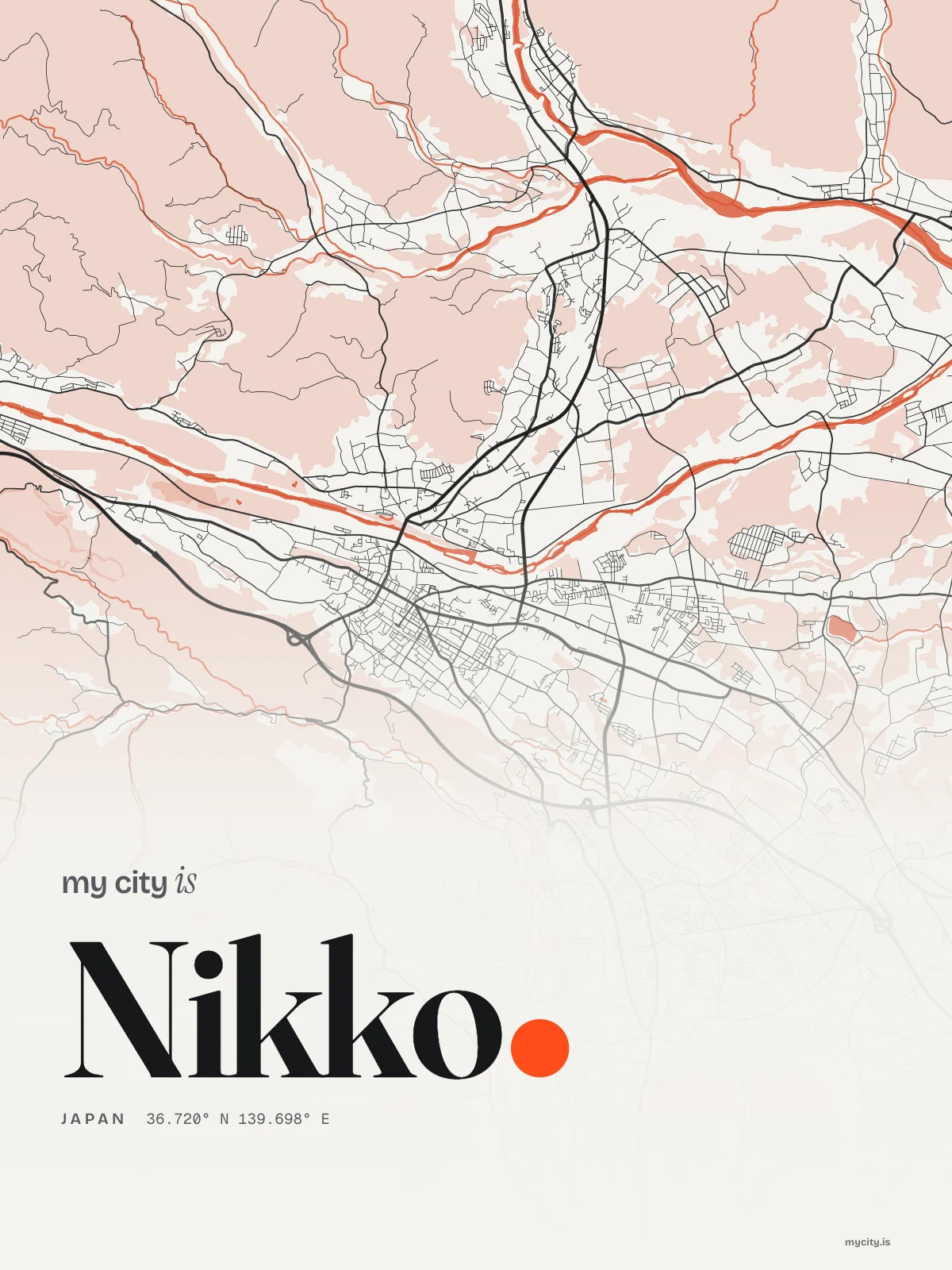 Nikko, Riso map