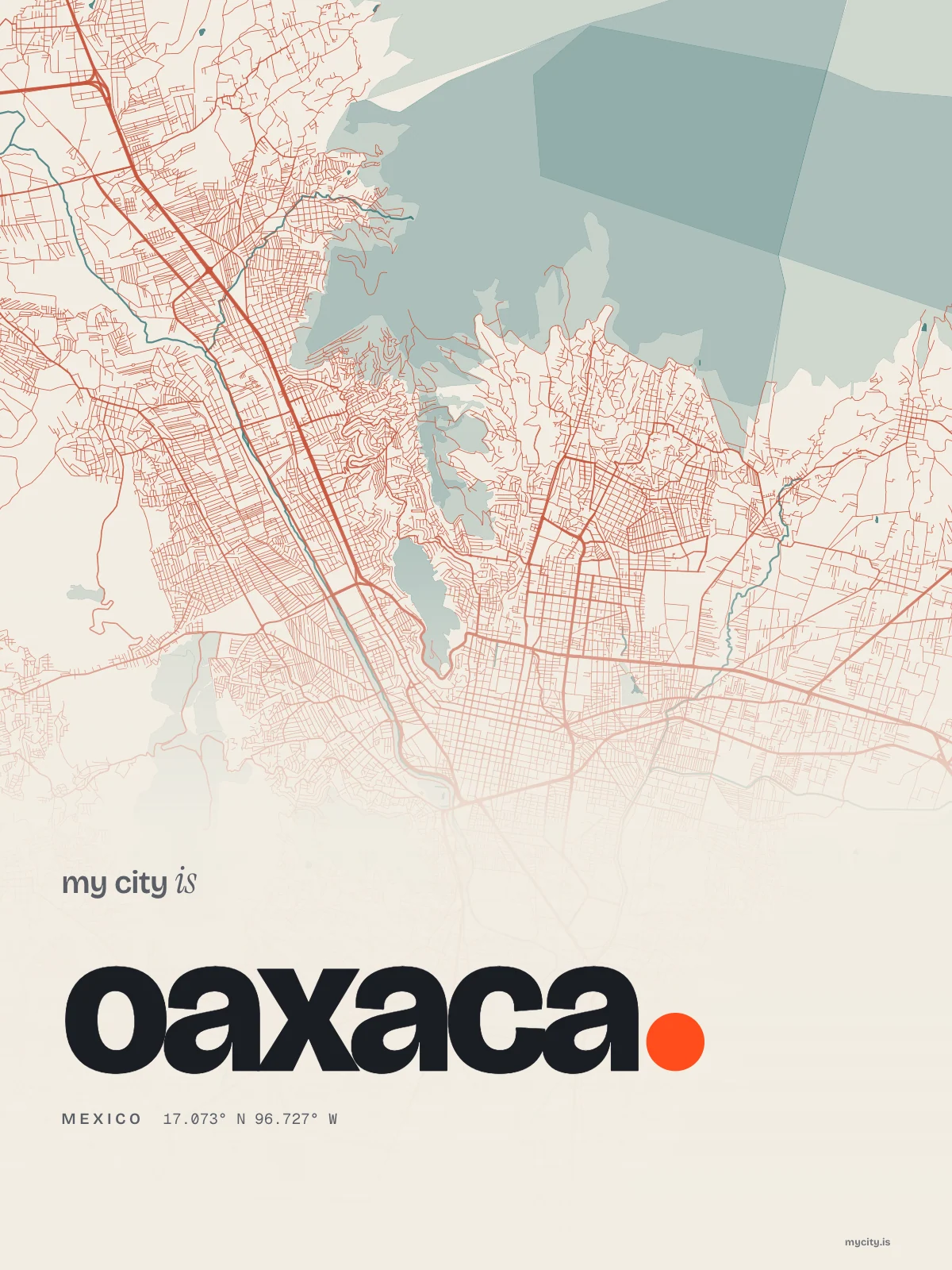 Oaxaca, Riso map