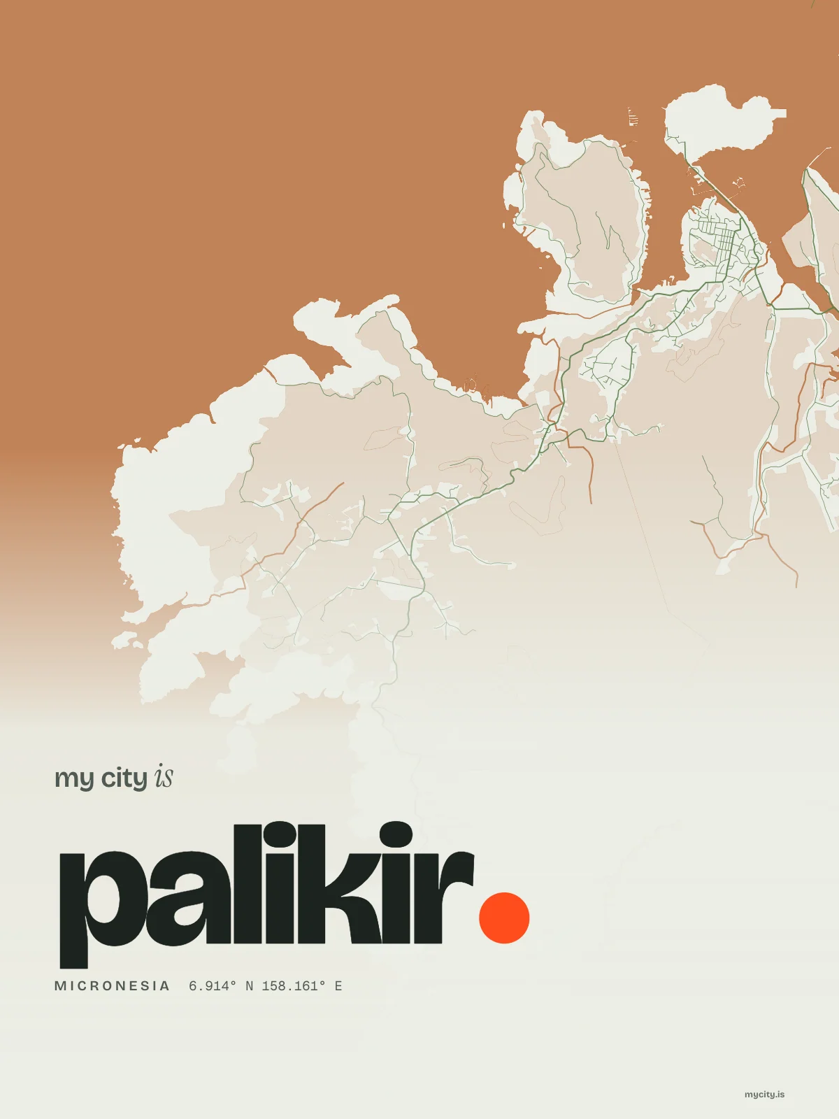 Palikir, Riso map