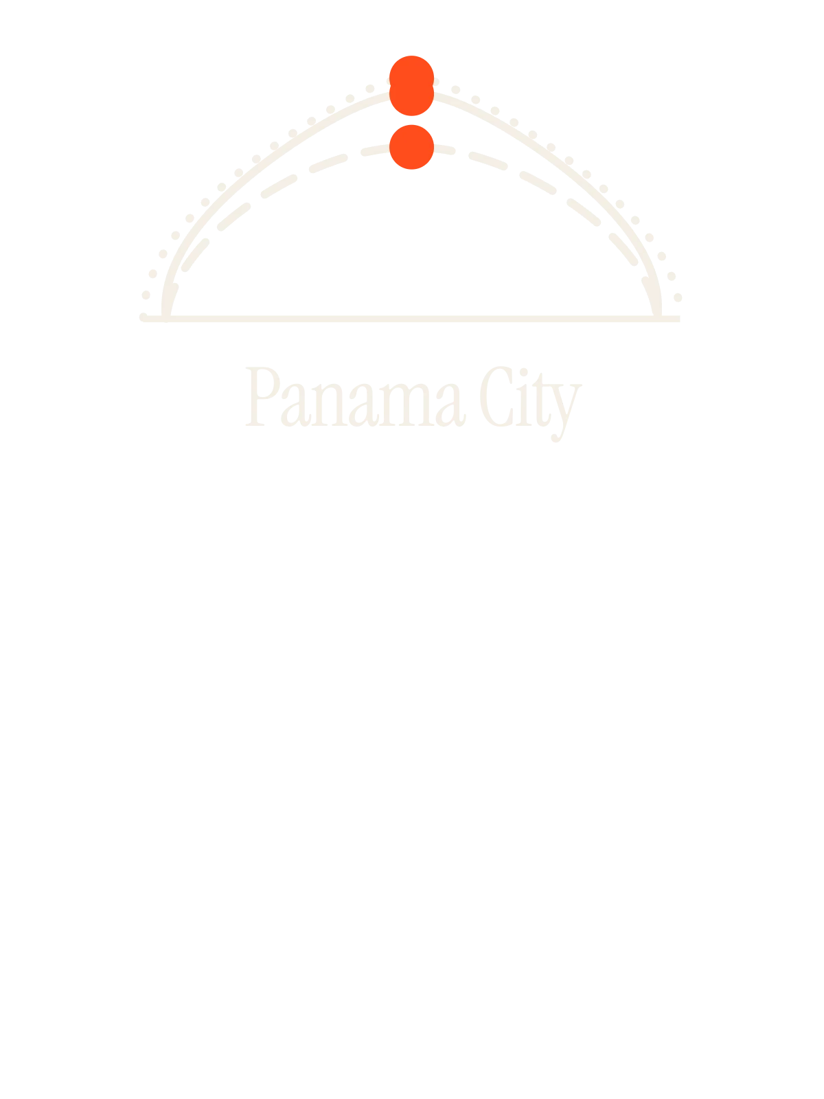 Panama City, Sun Path: Three Arcs